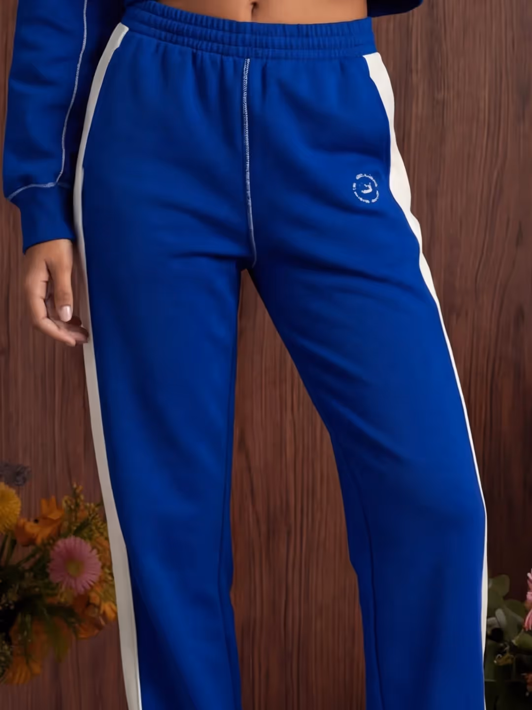 Royal Blue Straight Leg Sweatpants image 5