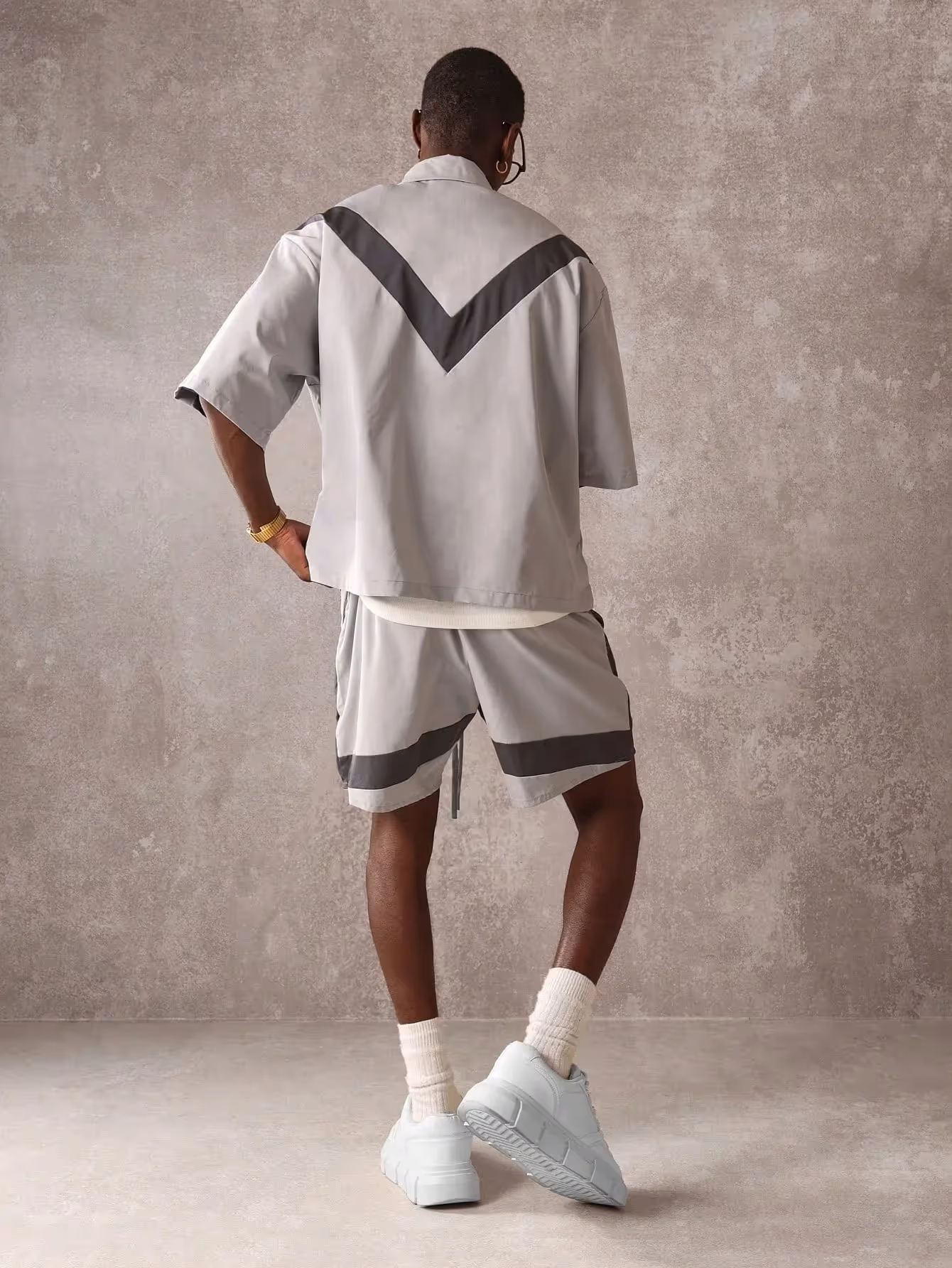 Short Sleeve Boxy Shirt and Shorts  image 2