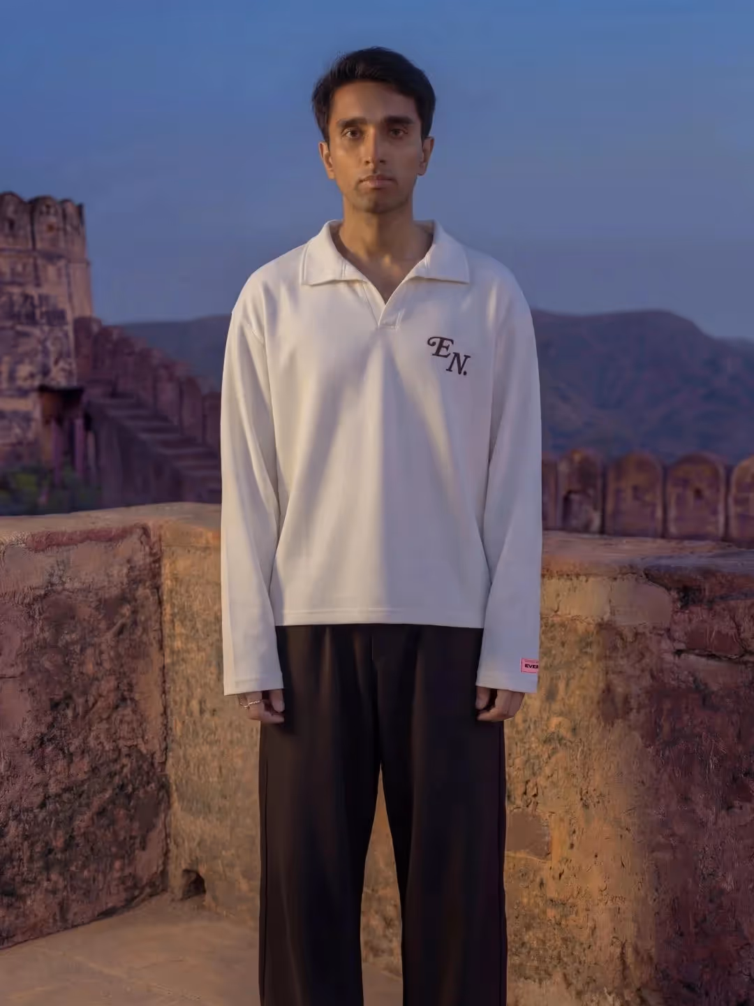 Signature Polo Oversized Full Sleeve Tee  image 12