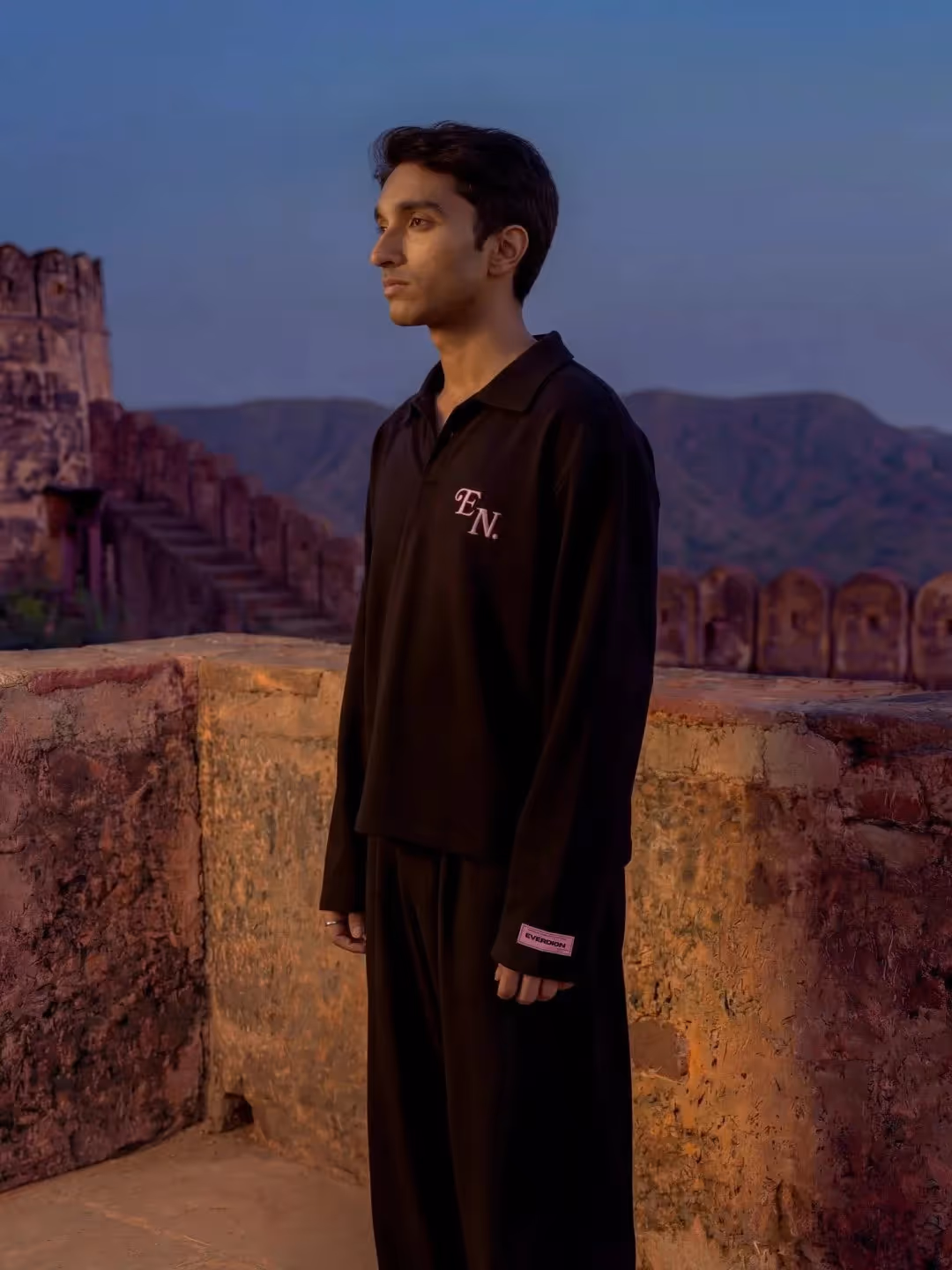 Signature Polo Oversized Full Sleeve Tee  image 2
