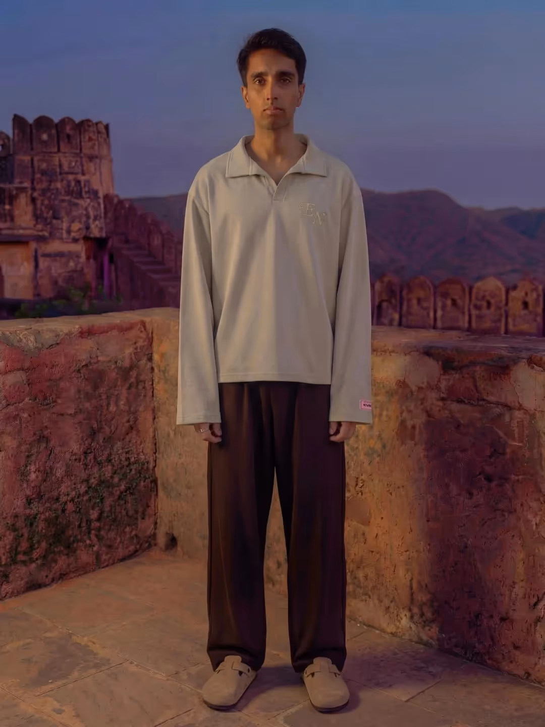Signature Polo Oversized Full Sleeve Tee  image 7