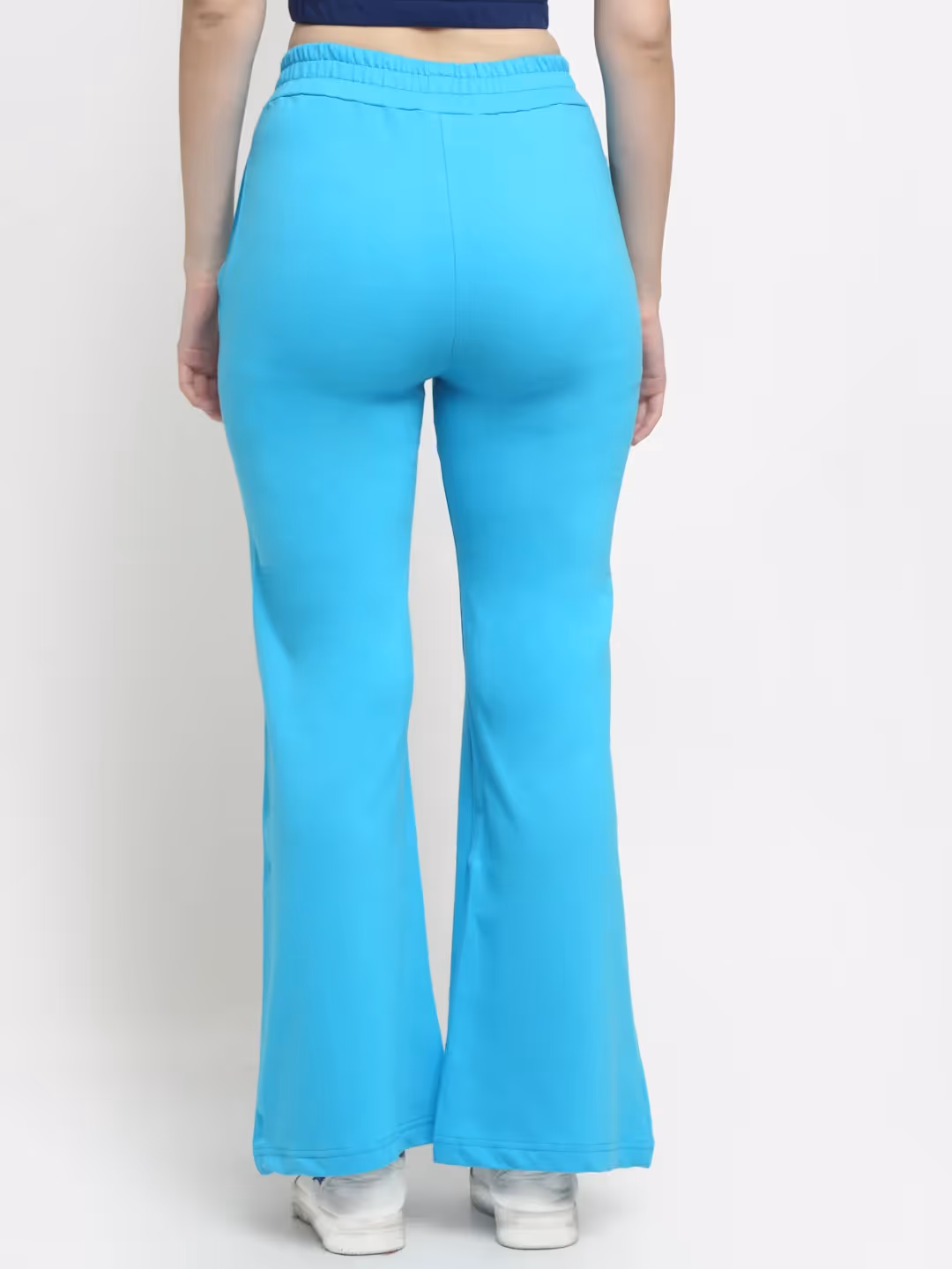 Sky Blue Flared Track Pants  image 2