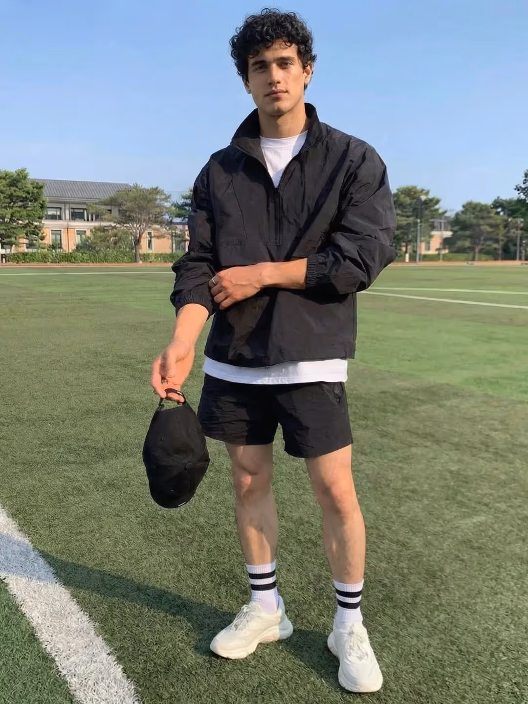 Sports Windbreaker Jacket and Shorts Set image 6