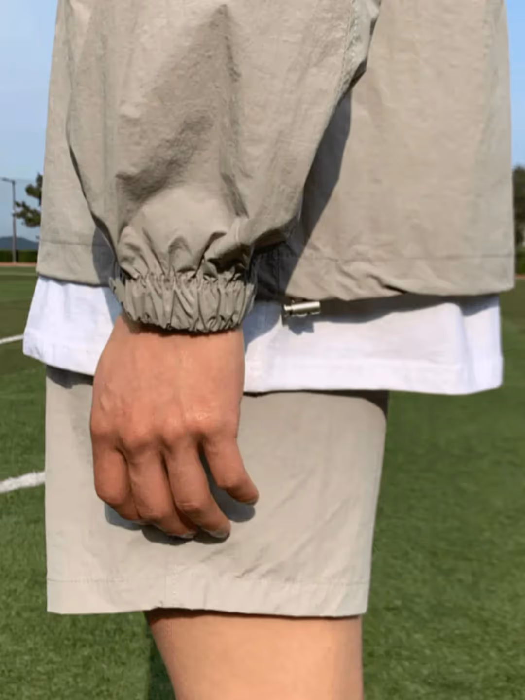 Sports Windbreaker Jacket and Shorts Set image 9