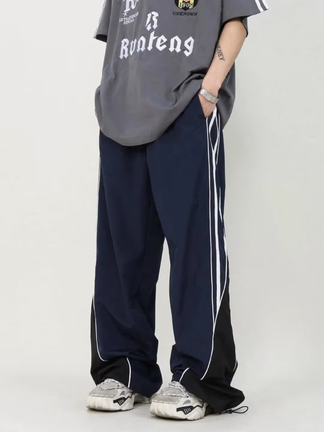 Striped Parachute Pants  image 4