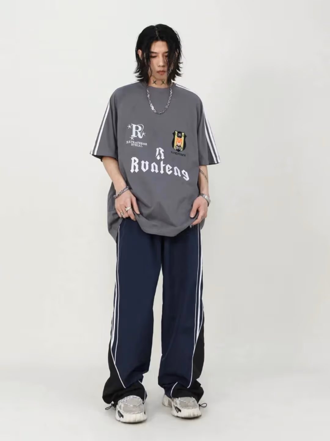 Striped Parachute Pants  image 5