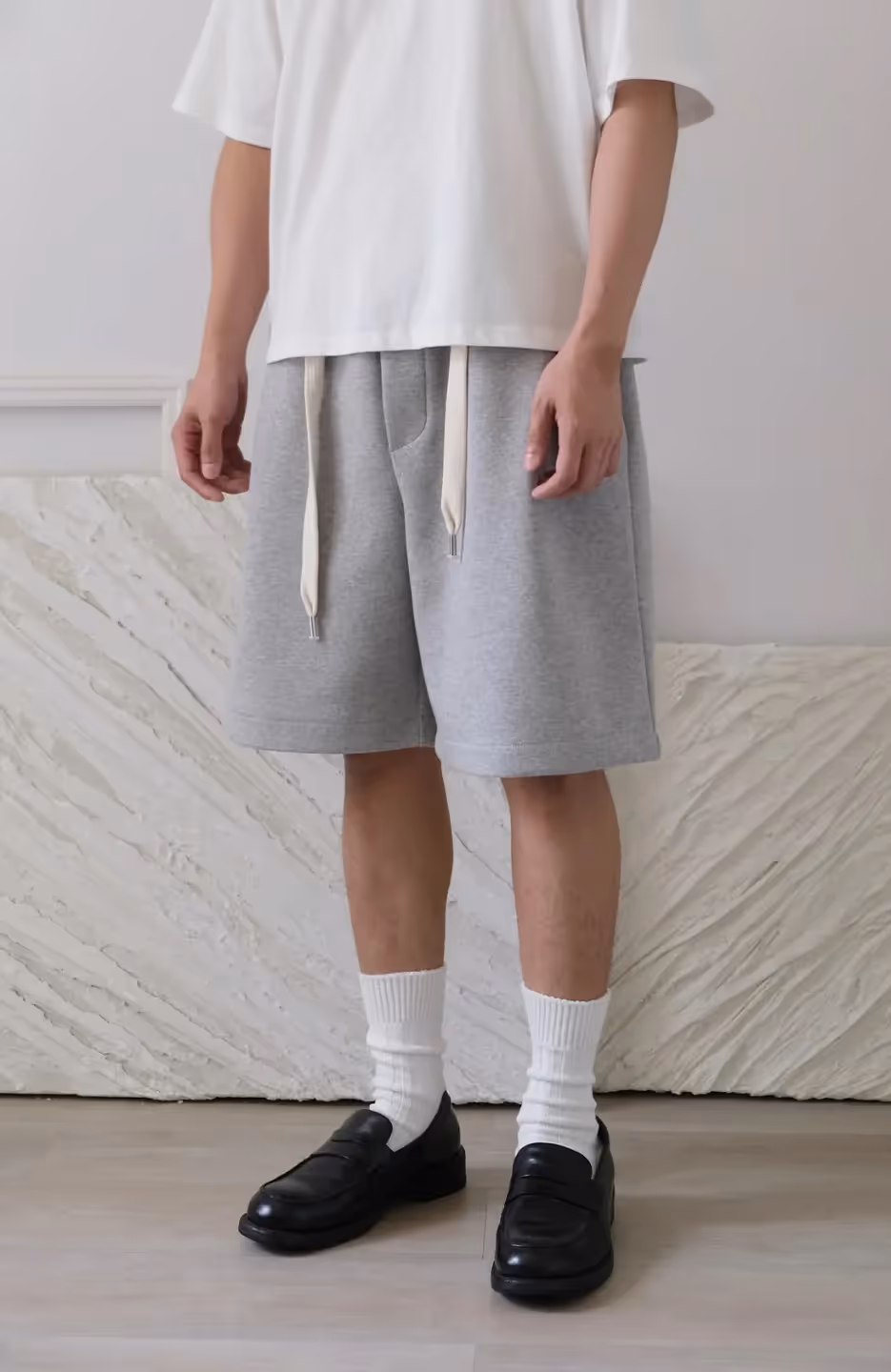 Sweat Shorts With Cotton Belt image 1
