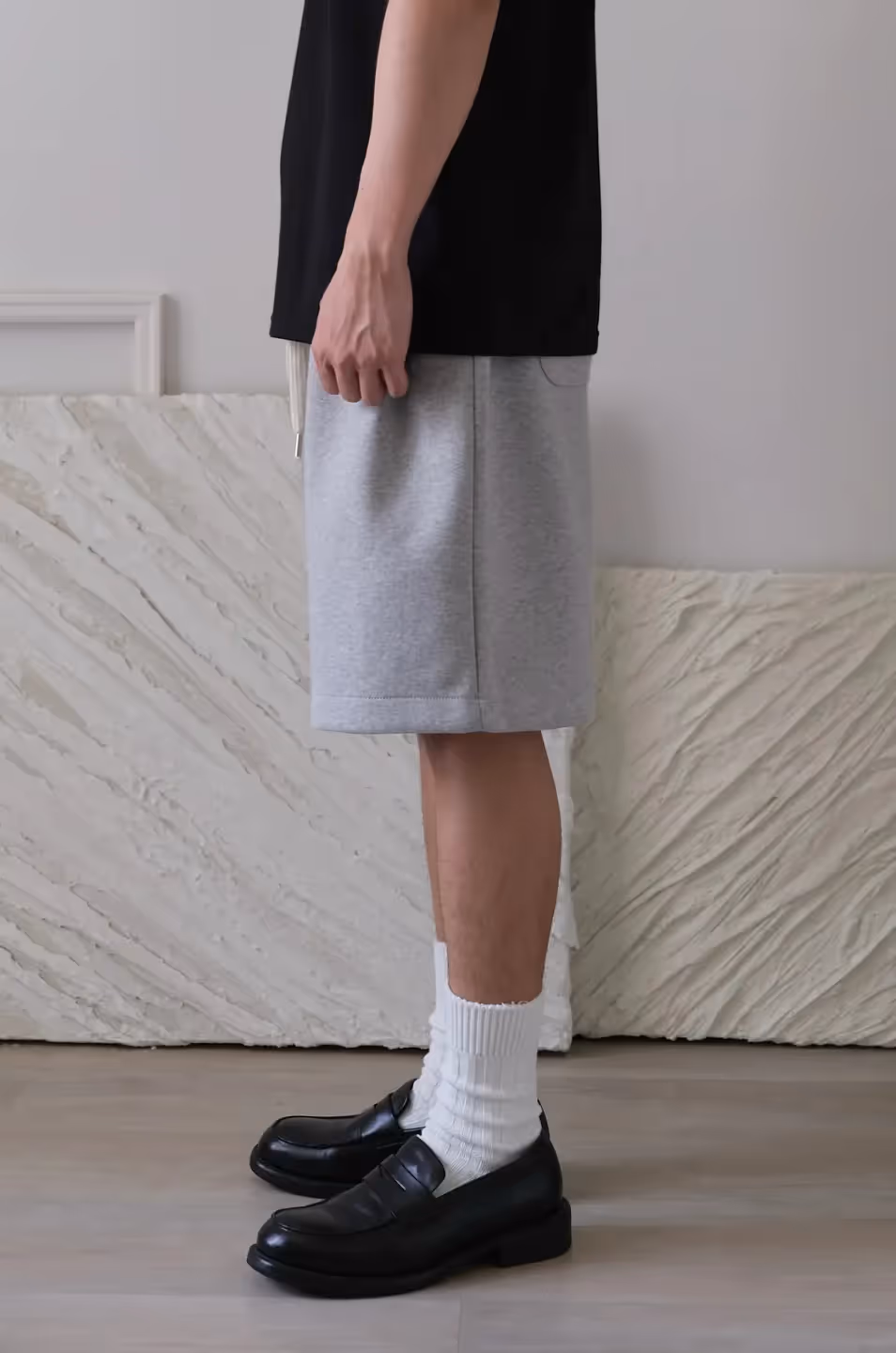 Sweat Shorts With Cotton Belt image 9