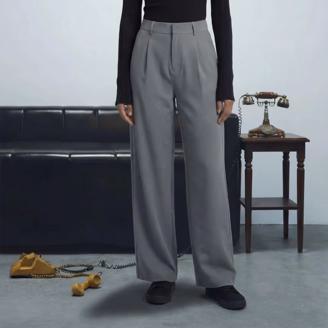 Tek Air High Waisted Side Pocket Straight Leg Work Pants image 4