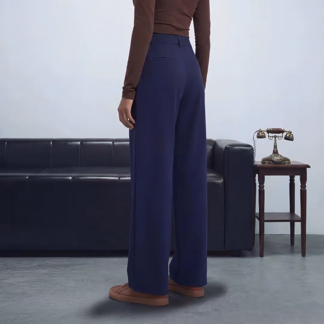 Tek Air High Waisted Side Pocket Straight Leg Work Pants image 7