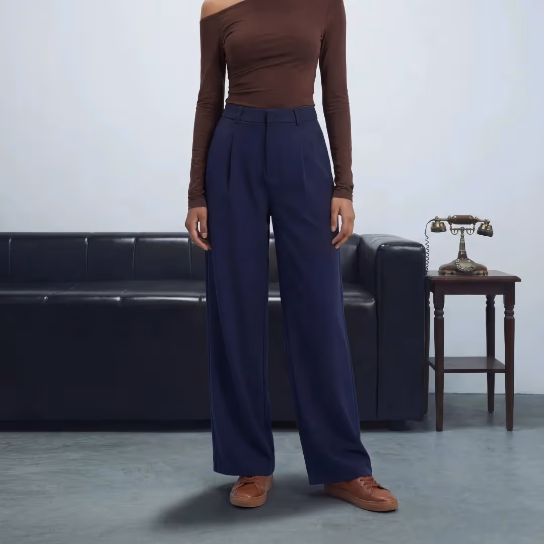 Tek Air High Waisted Side Pocket Straight Leg Work Pants image 9