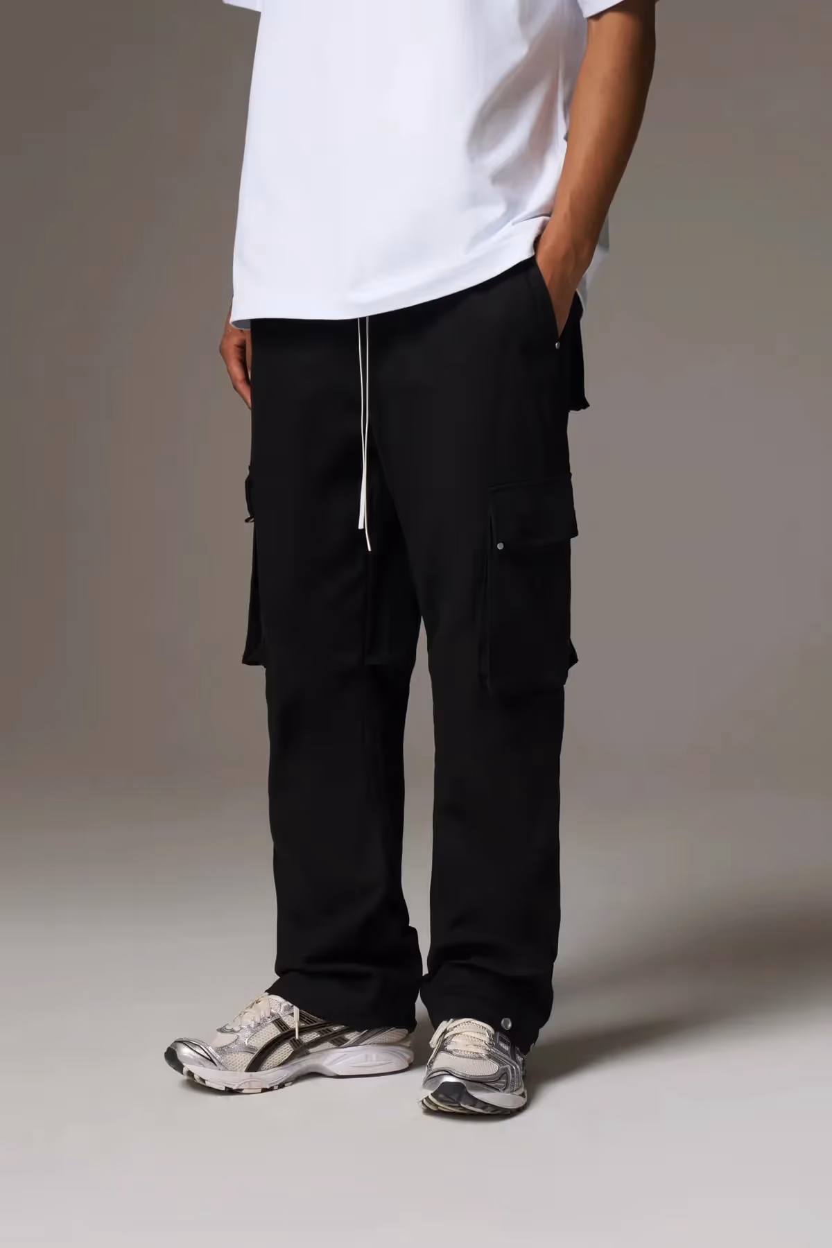 Twill Rivet Detail Cargo Pant  image 1