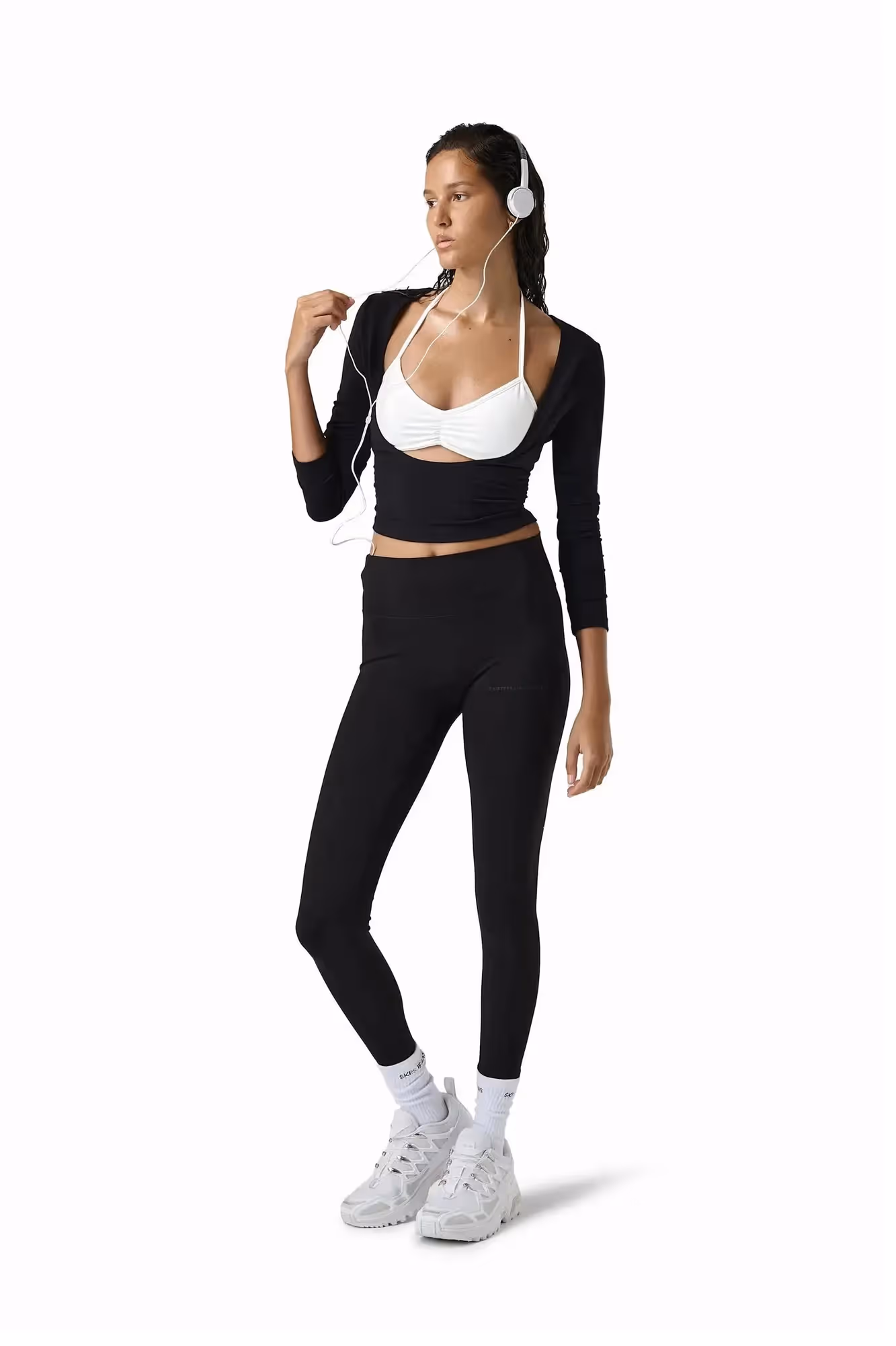Twinnie Halterneck Bralette With Scoop Neck Top  image 5