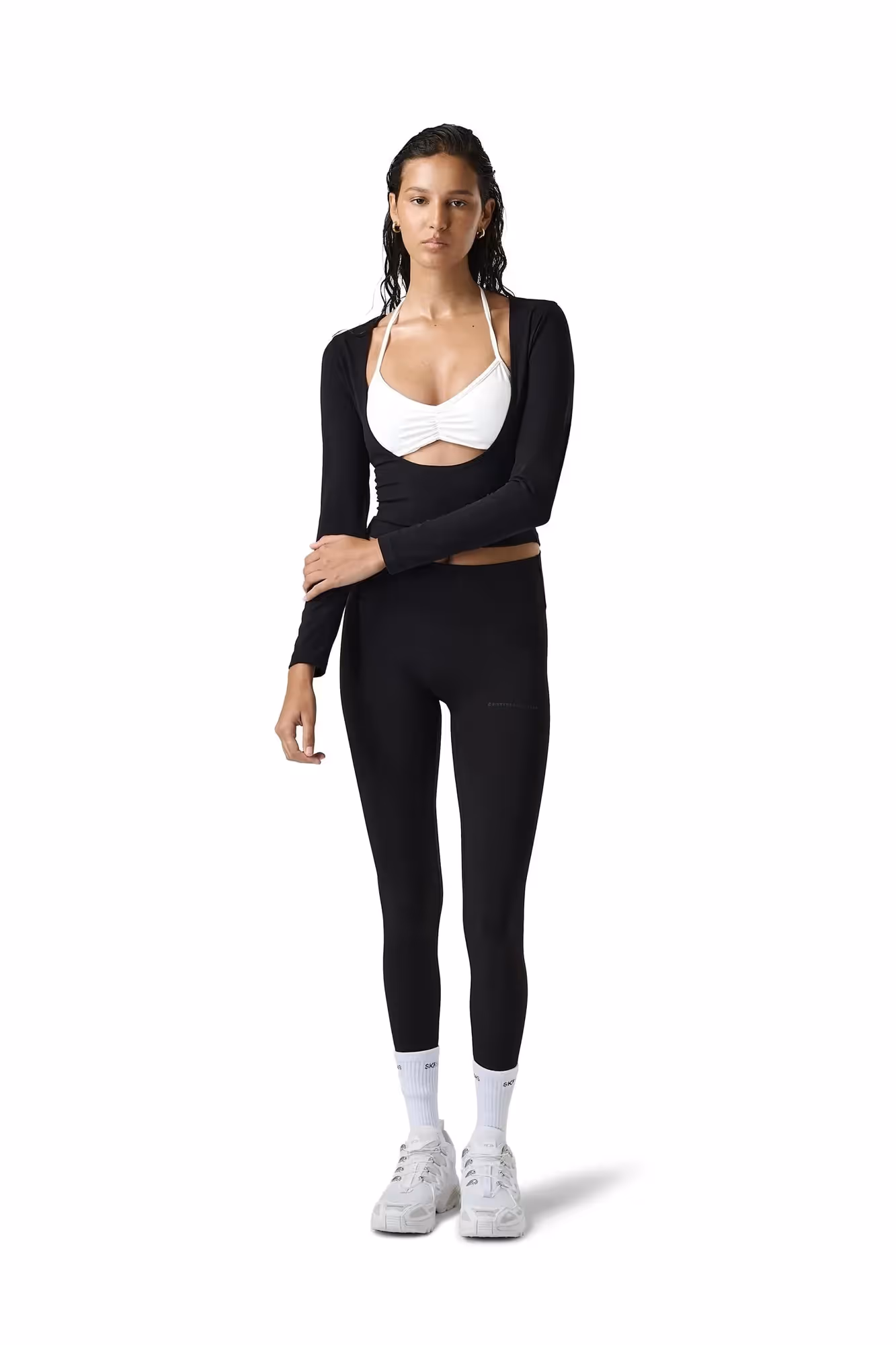 Twinnie Halterneck Bralette With Scoop Neck Top  image 6
