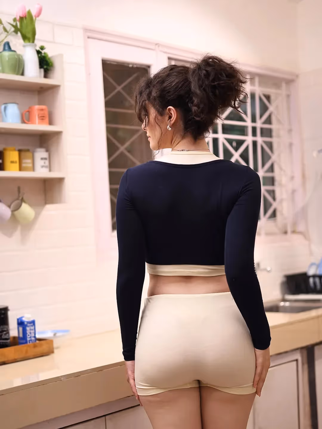 Twinnie Layered Long Sleeve Top image 4