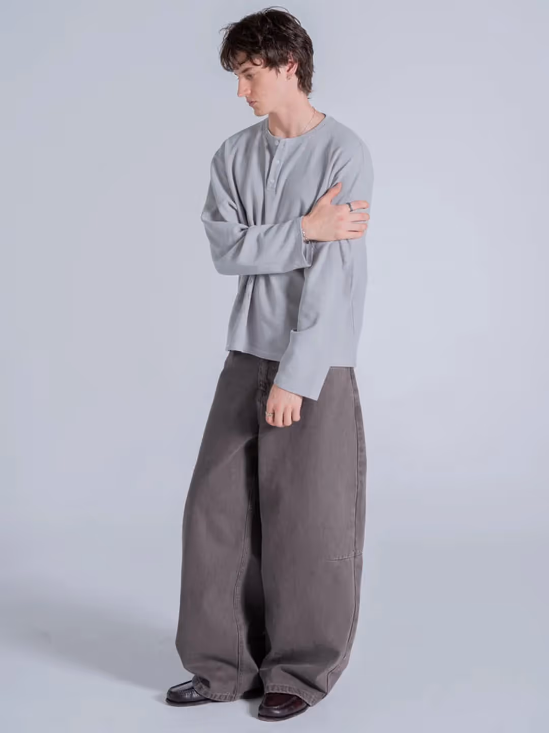 Unrealistic Button Waffle Long Sleeve Tee  image 19