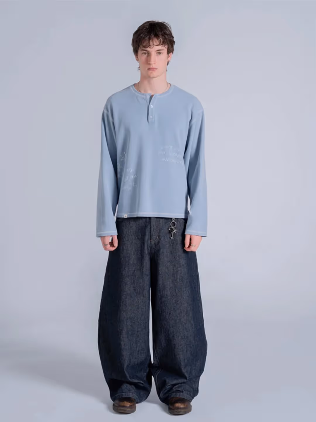 Unrealistic Button Waffle Long Sleeve Tee  image 8