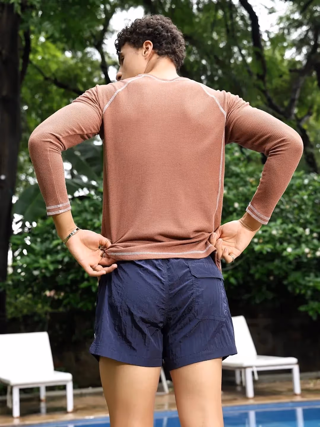 Waffle Long Sleeve Tee (Pack of 2) image 9