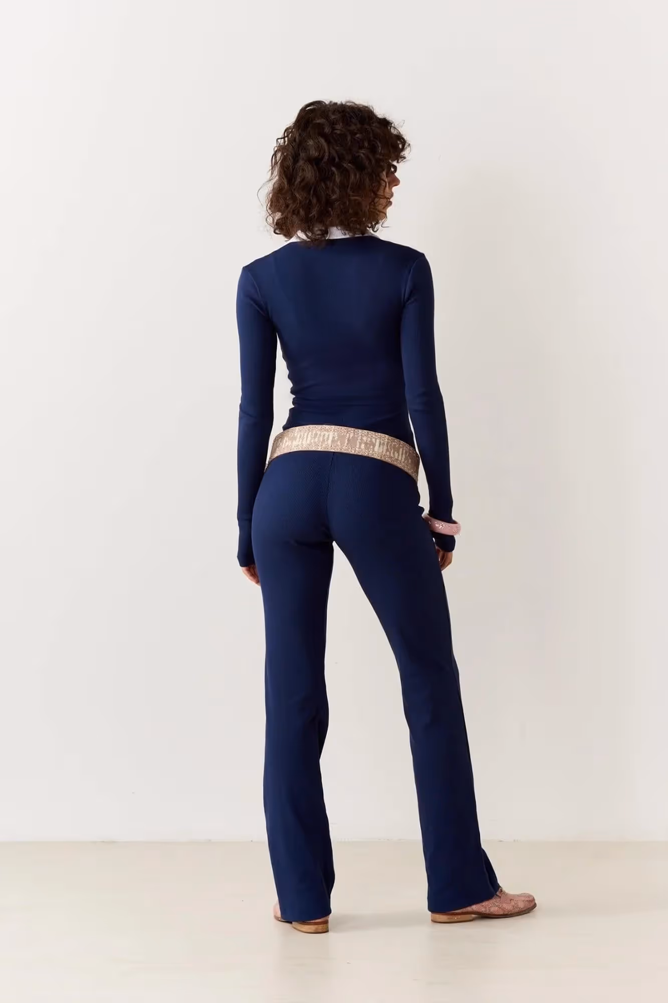 White Collar Catsuit  image 5