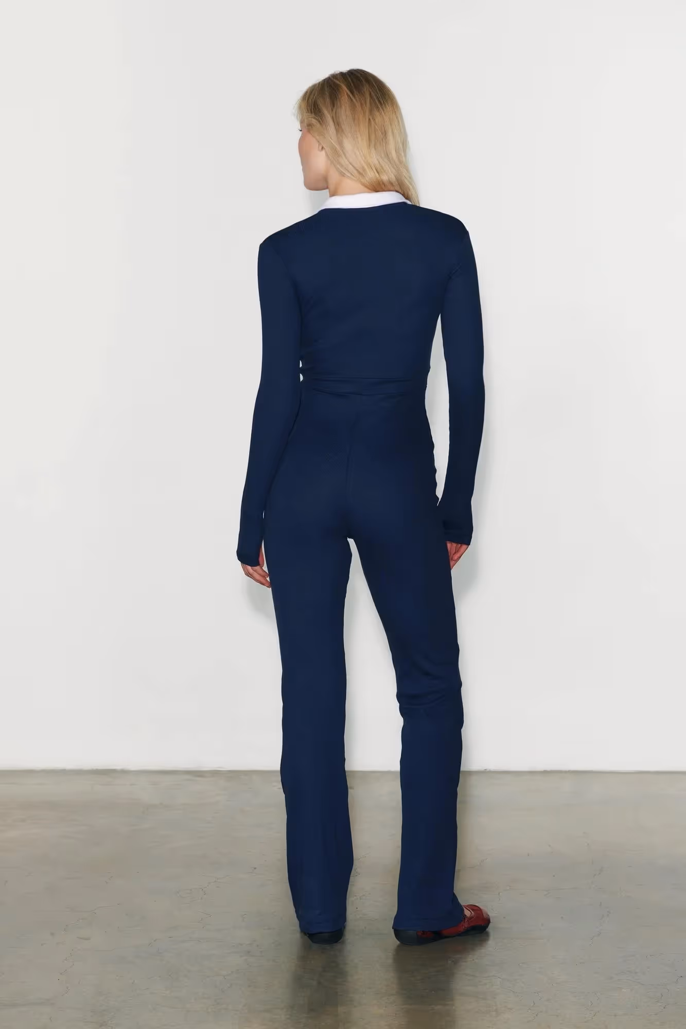 White Collar Catsuit  image 6