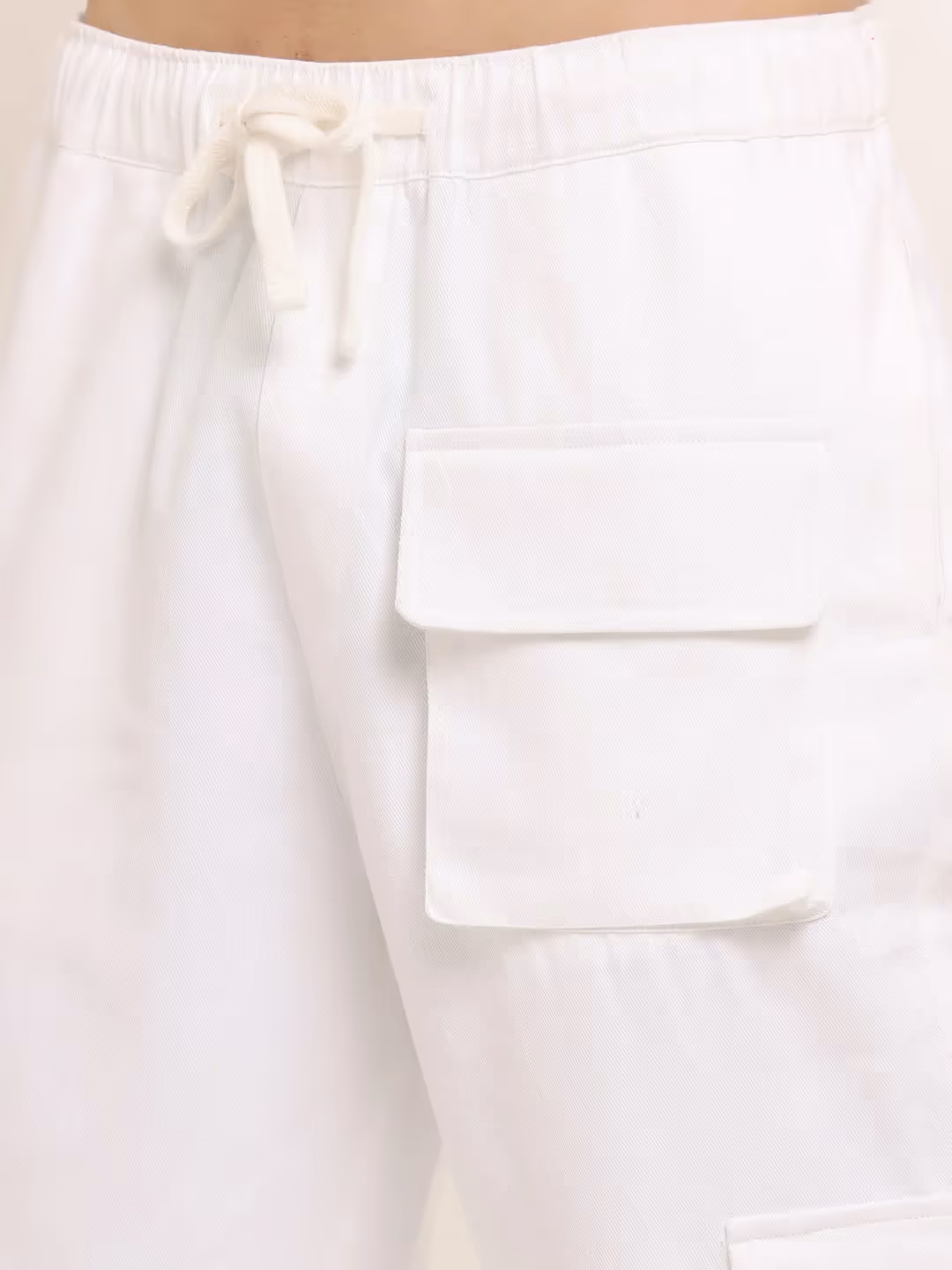White Multi-Pocket Cargo Pants  image 5