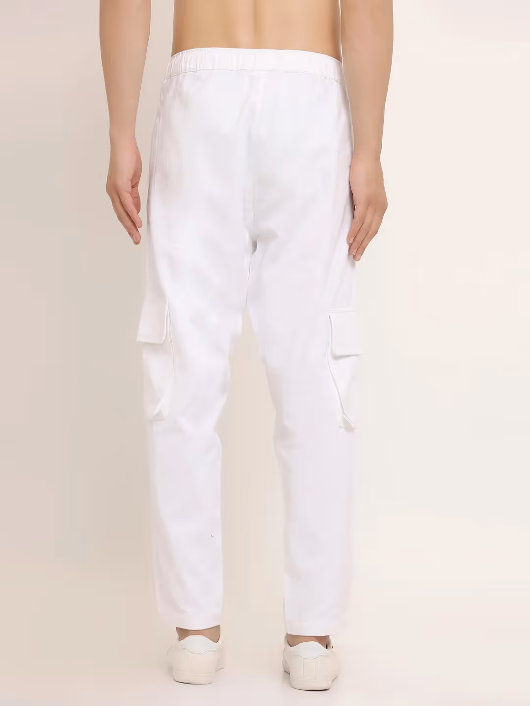 White Multi-Pocket Cargo Pants  image 6