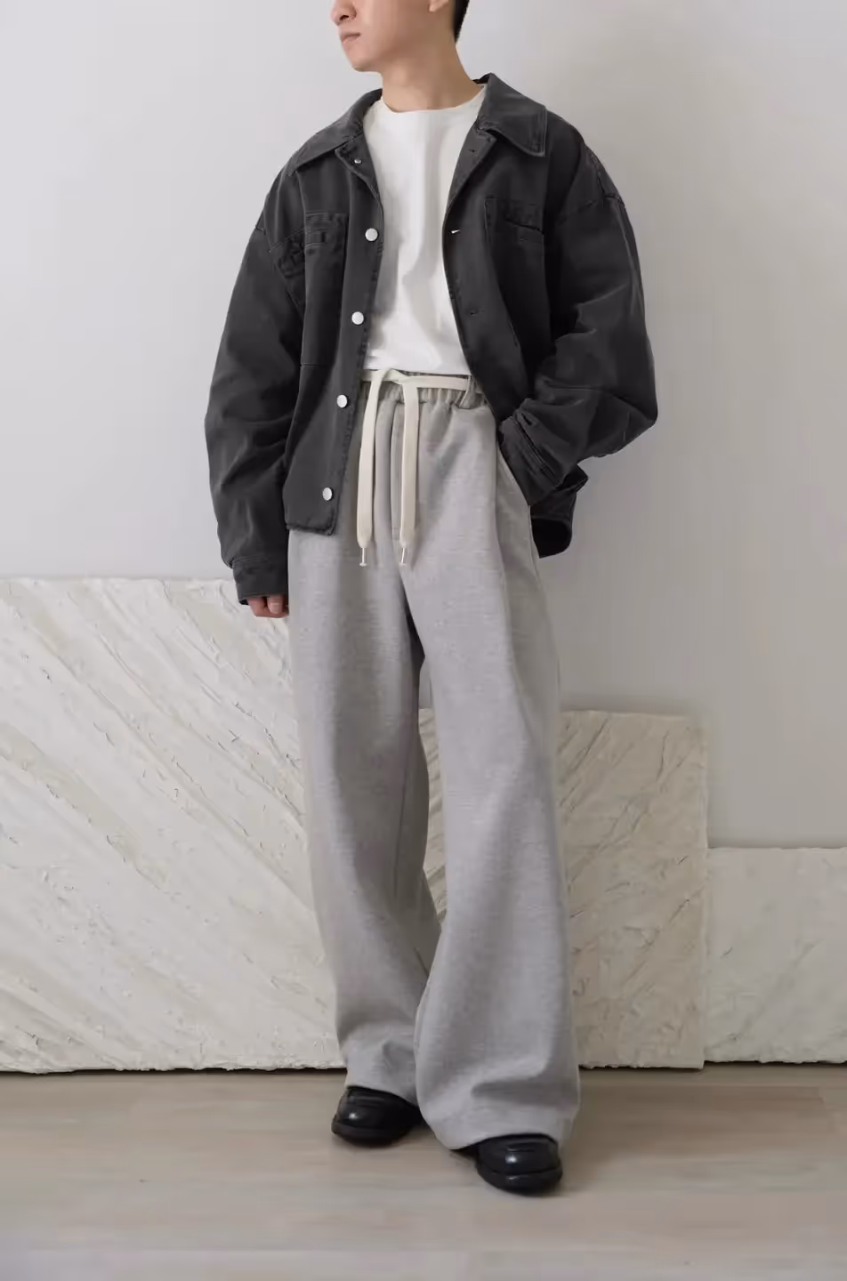Wide Leg Pants With Cotton Belt image 19