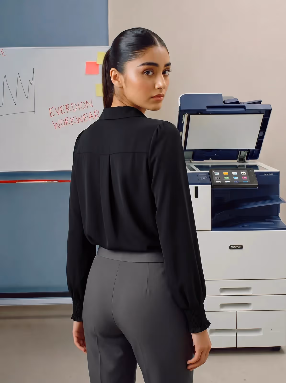 Wrinkle-Resistant Long Sleeve Work Shirt image 2