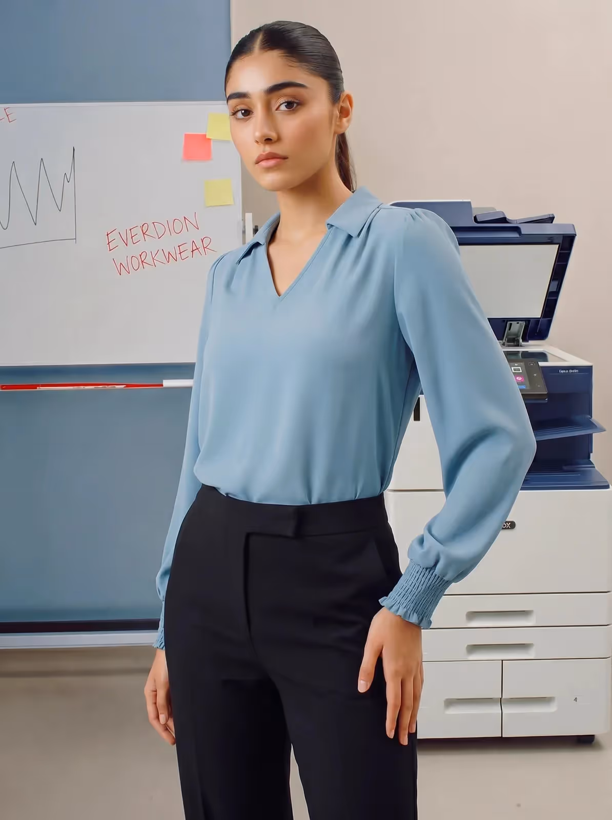 Wrinkle-Resistant Long Sleeve Work Shirt image 7