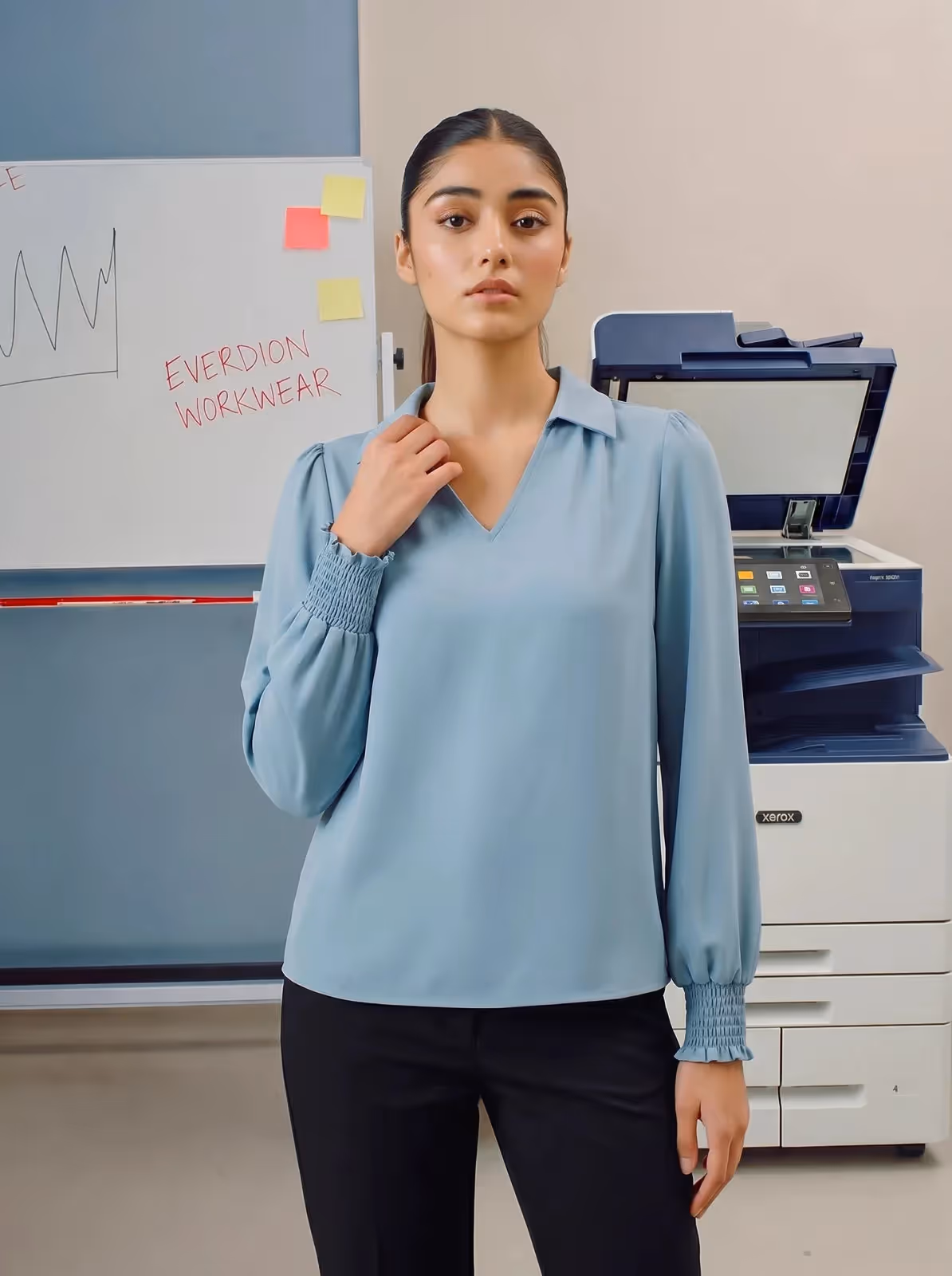 Wrinkle-Resistant Long Sleeve Work Shirt image 8