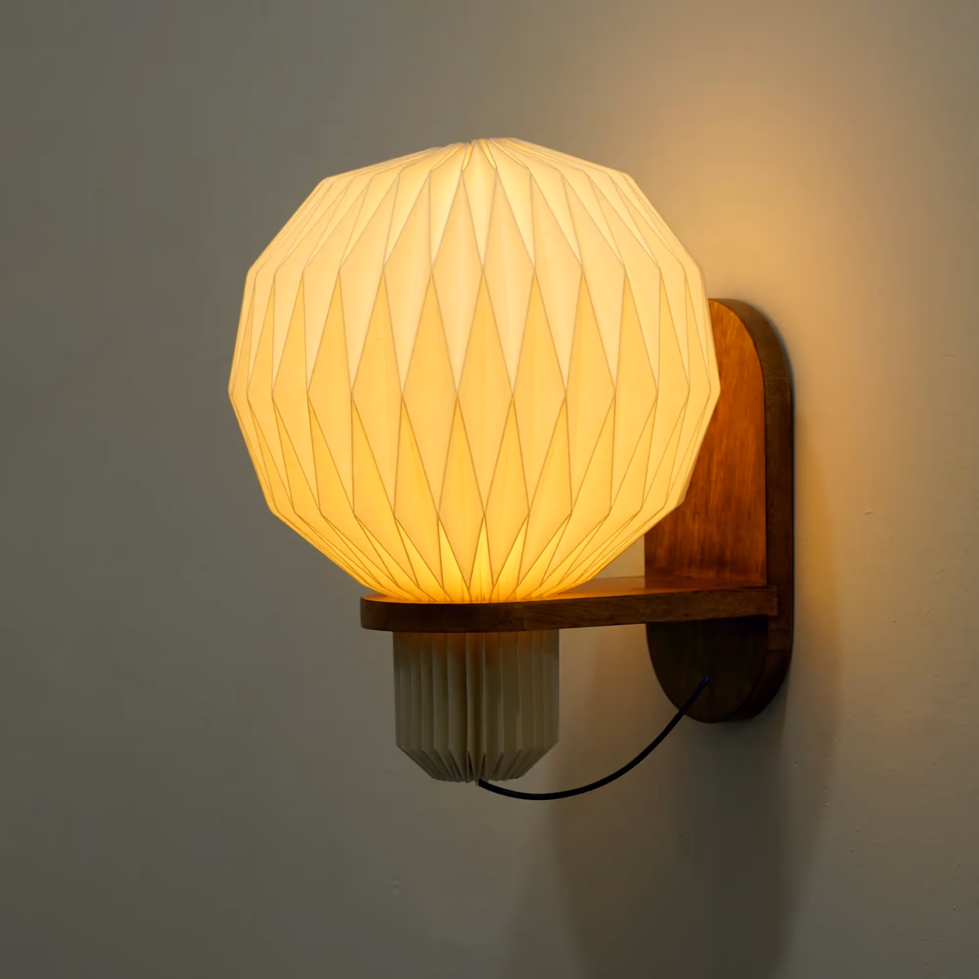 Aura Pleat Sconce Wall Lamp image 1