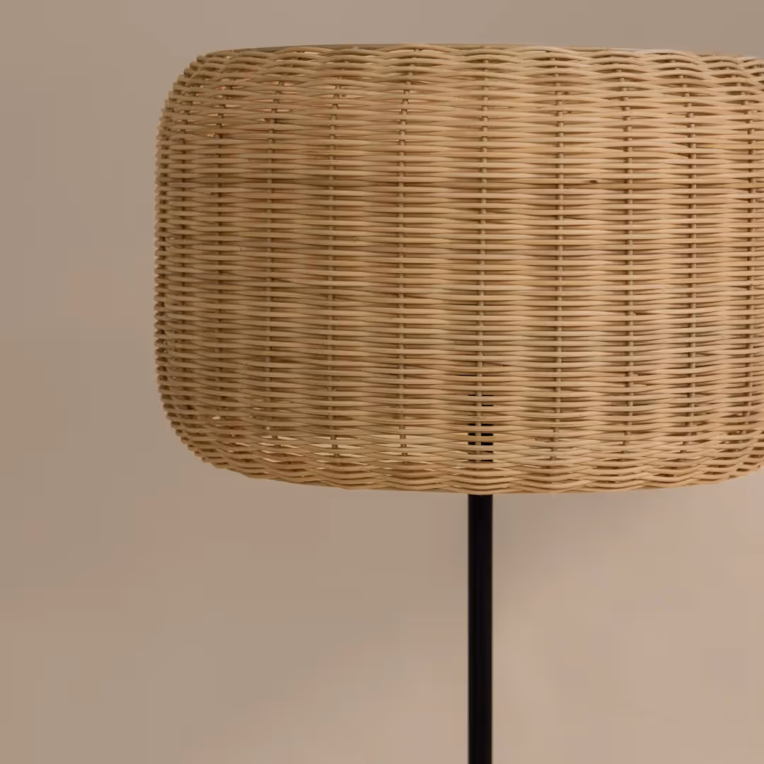 Bird's Nest Rattan Floor Lamp  image 4