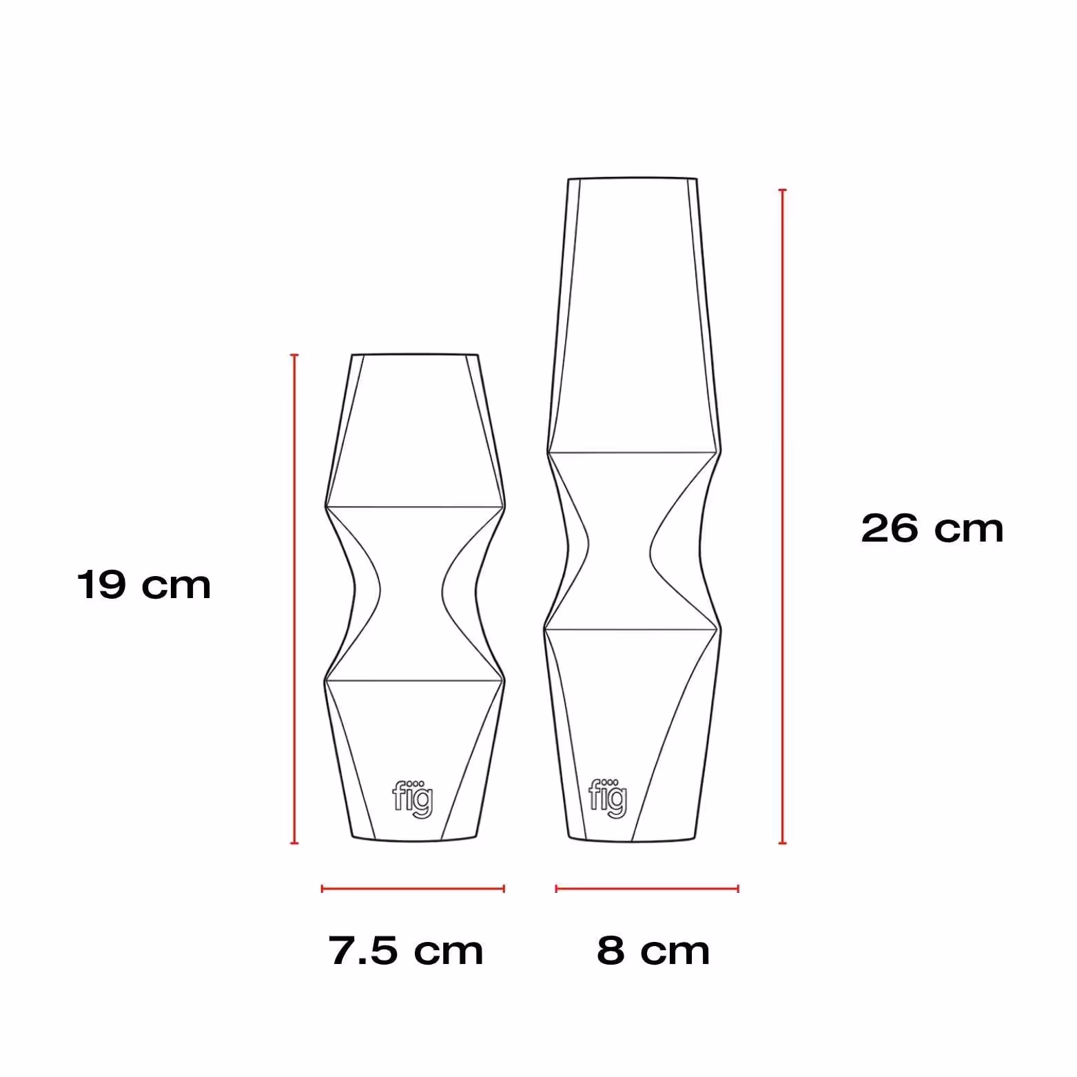 Chrome Dented Vases (Set of 2) — image 11