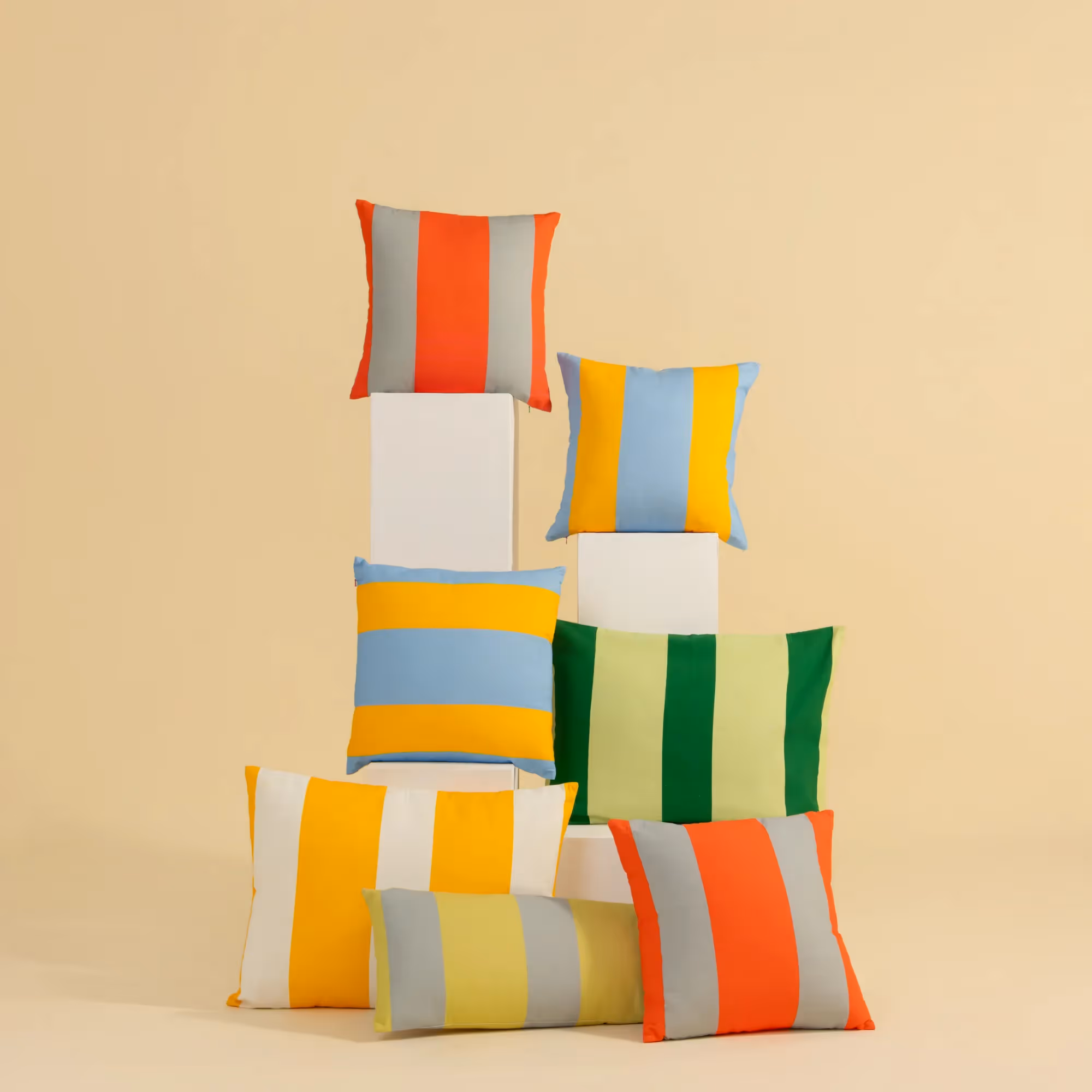 Colourways Cushion Cover (Matcha) With Filler image 12