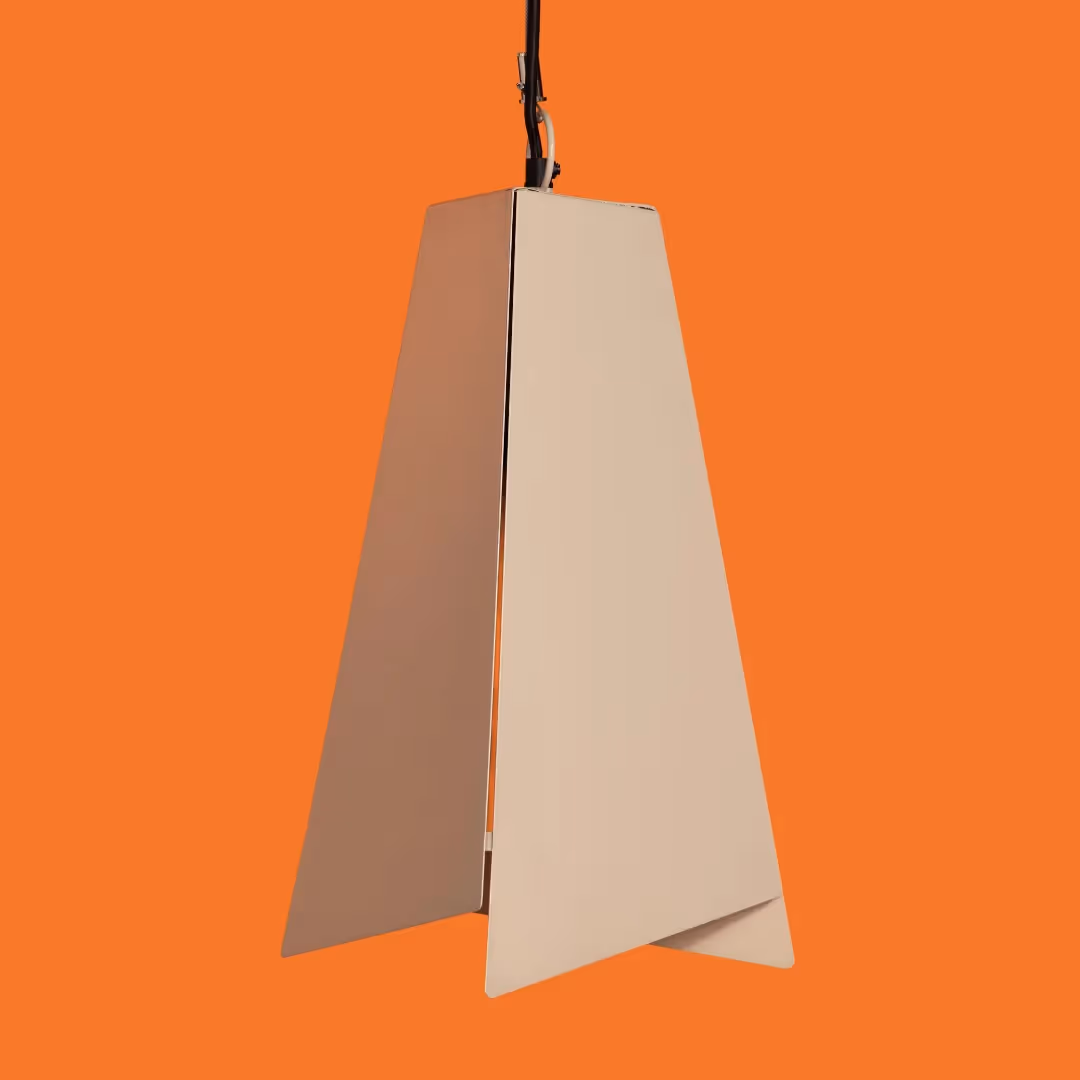 FIG Living Fold Delta Pendant Lamp - Beige - photo 1 of 10