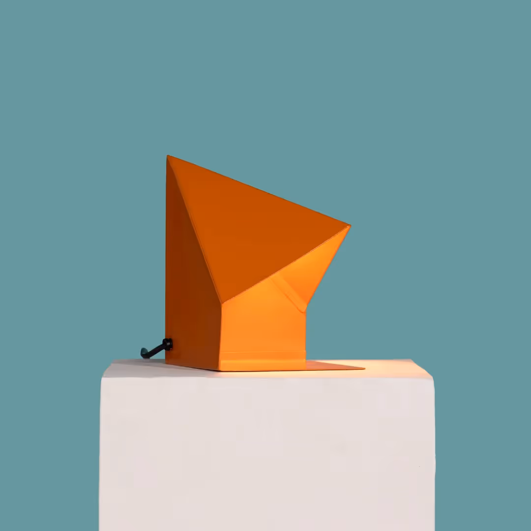 Fold Prism Table Lamp Tangerine image 1