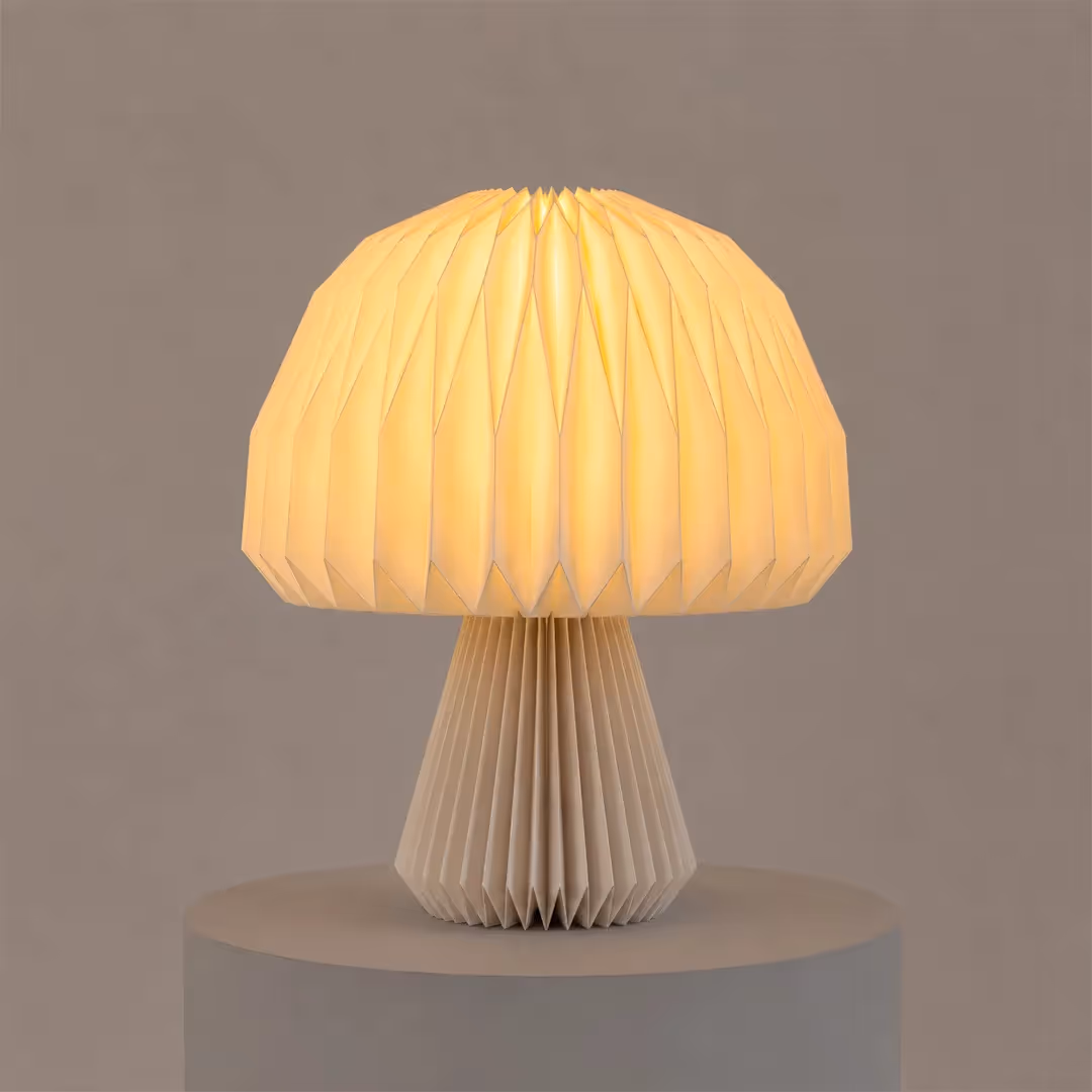 Mushroom Origami Table Lamp image 1