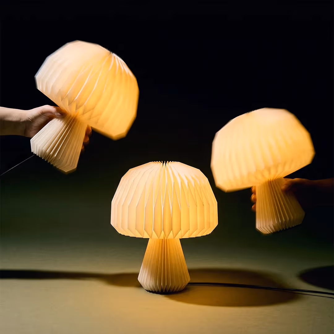 Mushroom Origami Table Lamp image 4