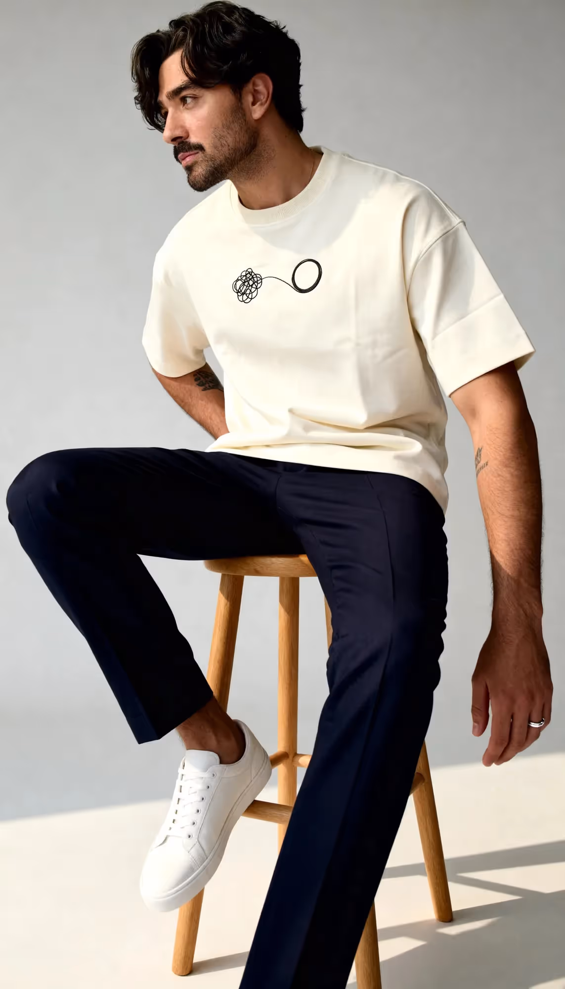Calm And Chaos Heavyweight T-shirt image 4