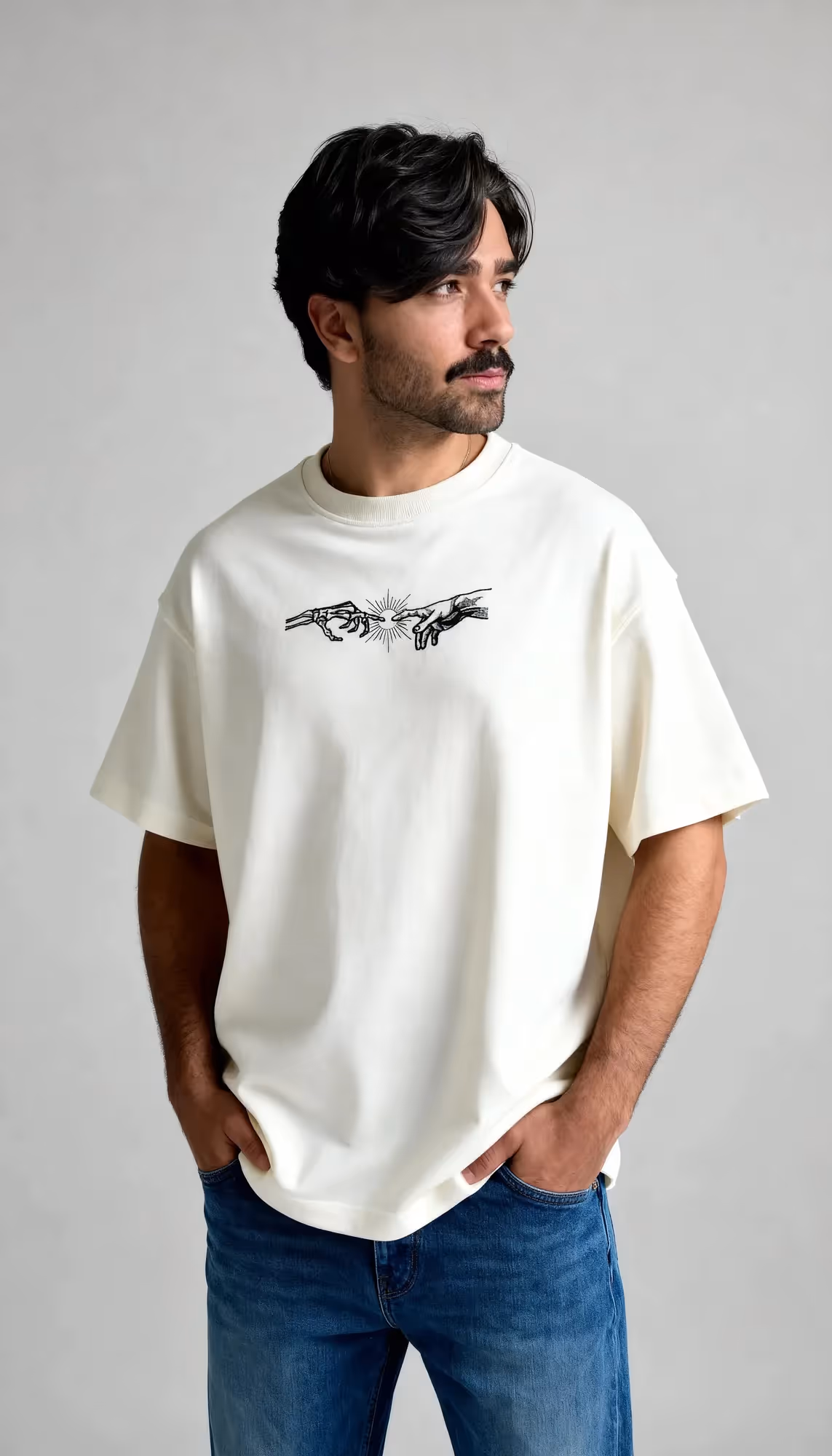 Life And Death Heavyweight T-shirt image 3