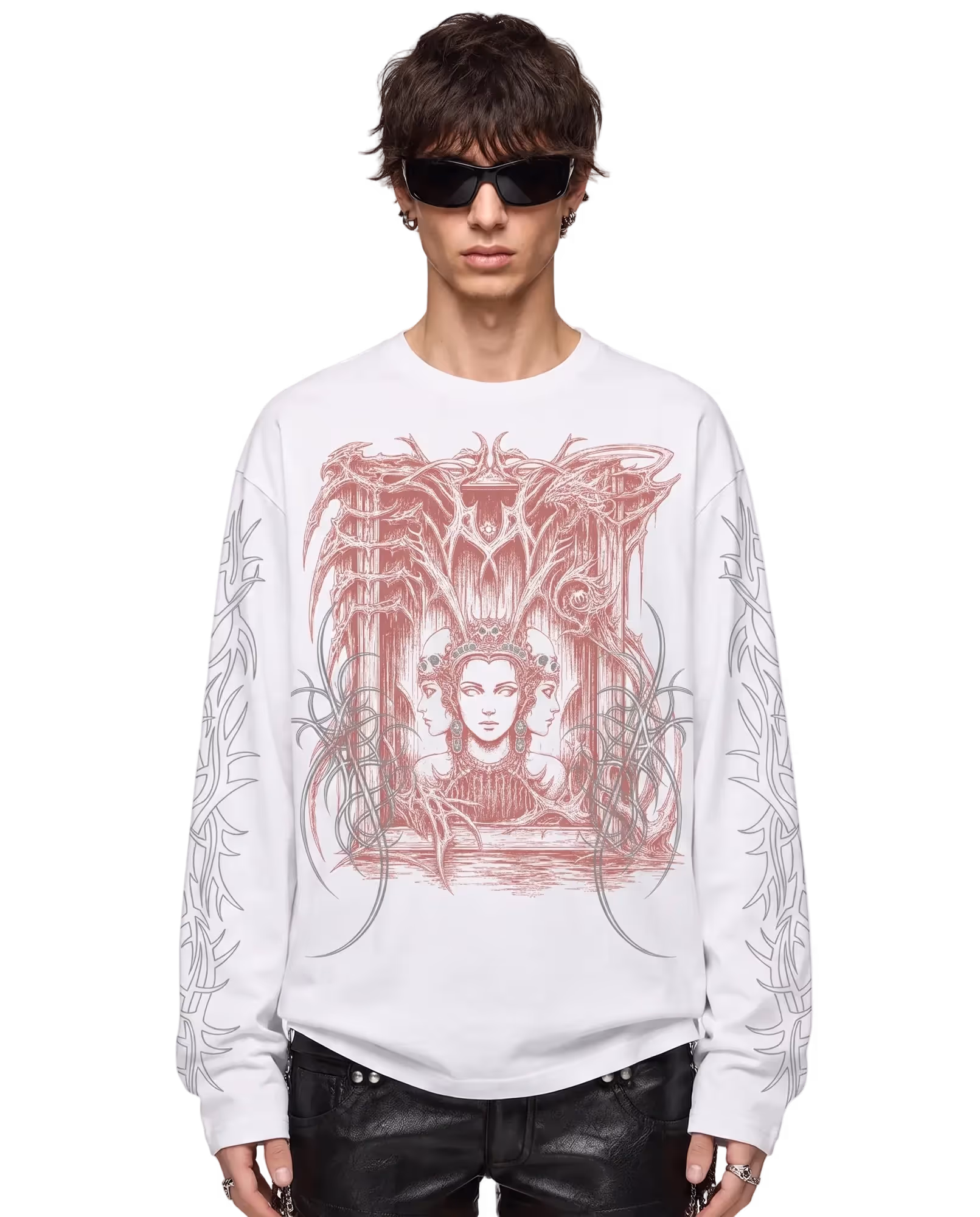 Agni White Full Sleeves  image 1