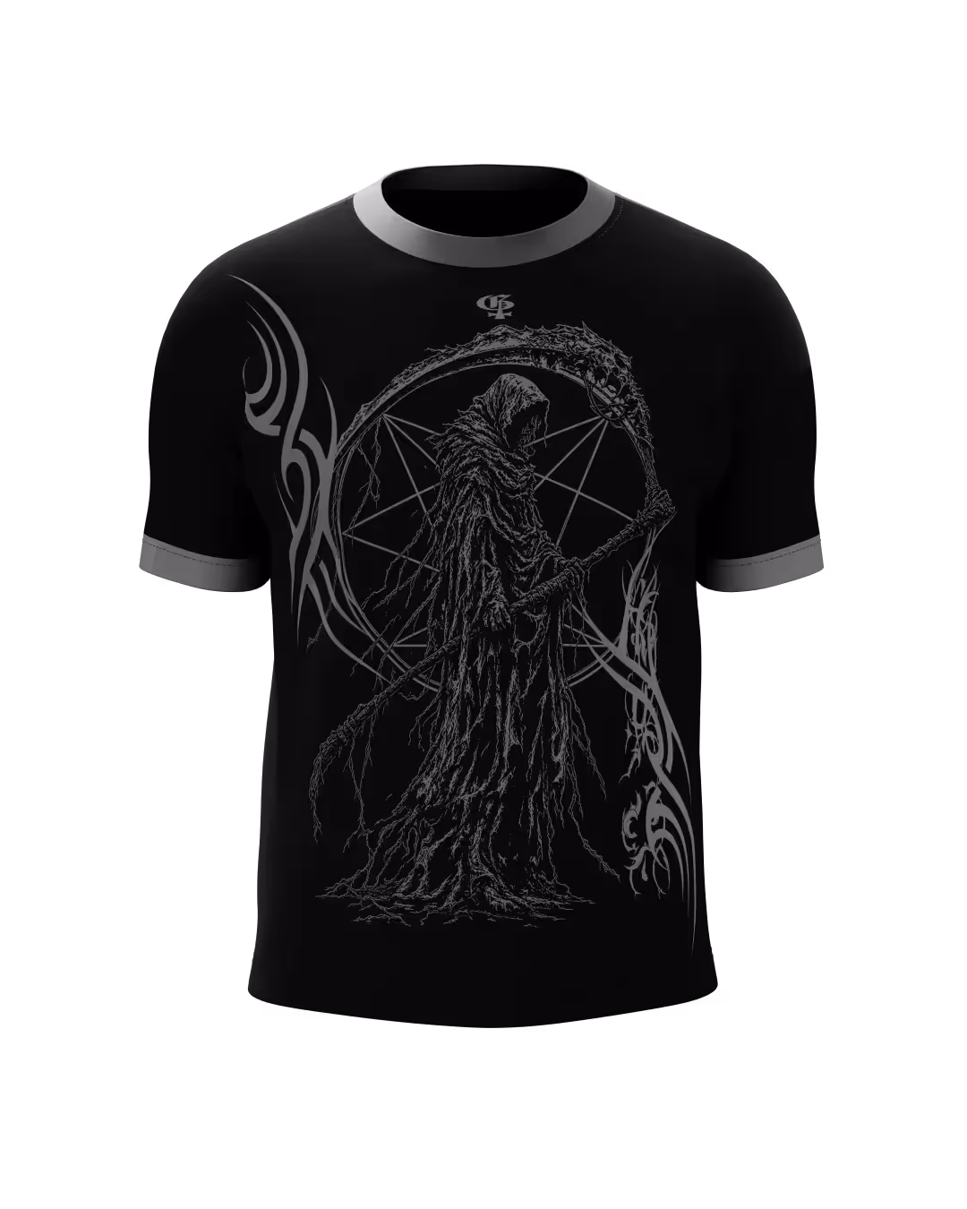 Agony Black Ringer T-Shirt  image 1