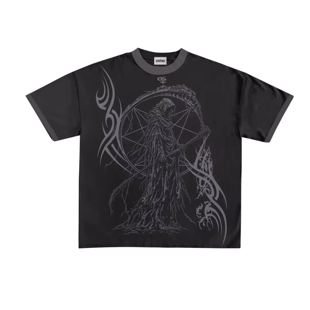 Agony Black Ringer T-Shirt image 6