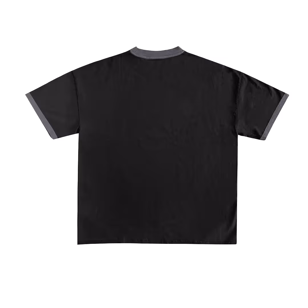 Agony Black Ringer T-Shirt image 7