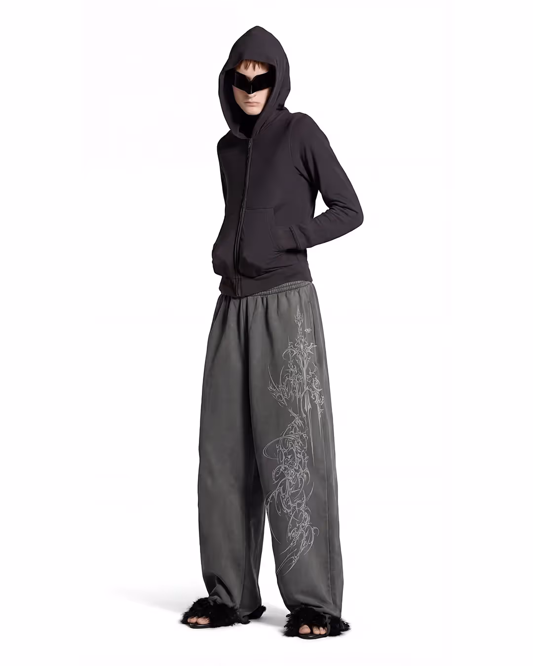 Arch Dark Grey Baggy Pants  image 2