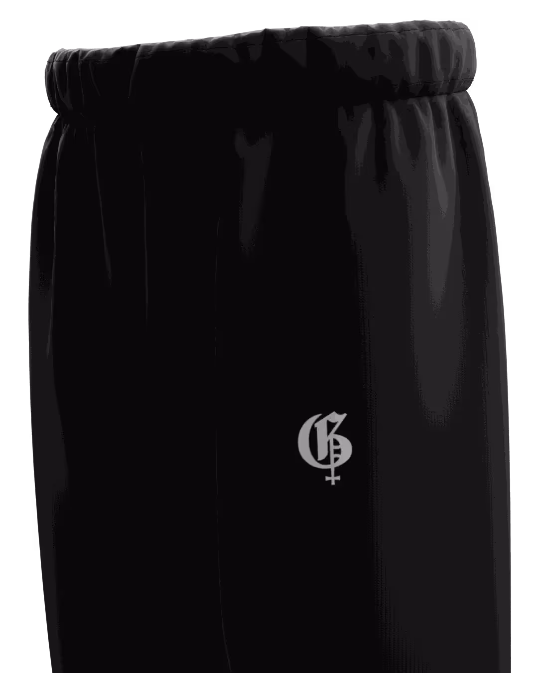 Basic Black Baggy Pants image 18