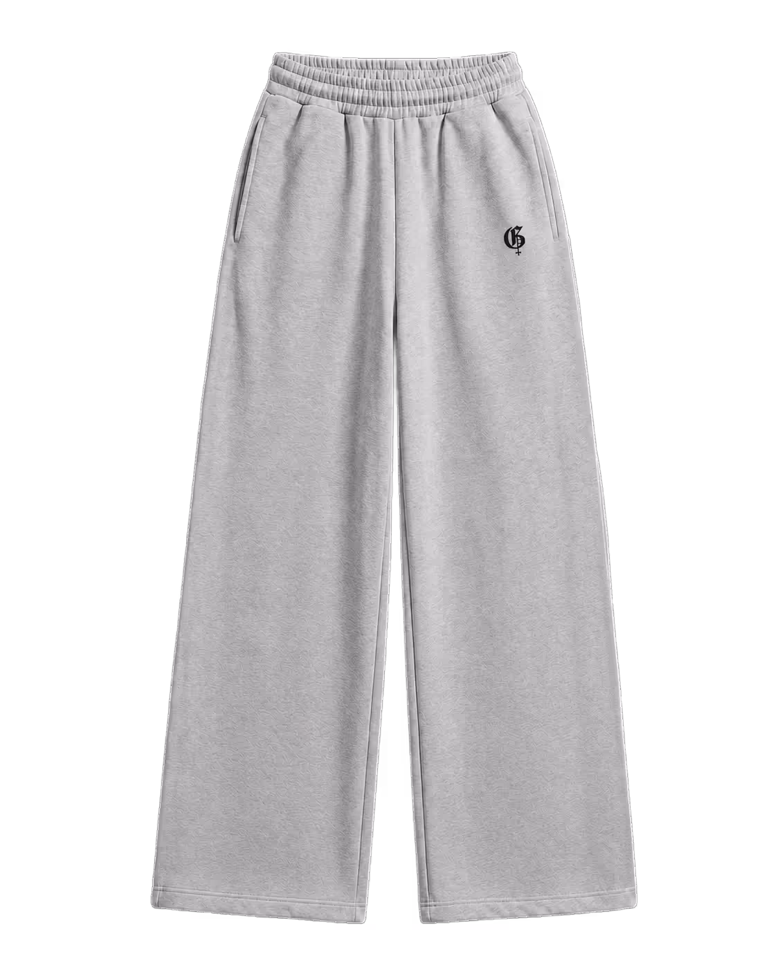 Basic Grey Baggy Pants image 14