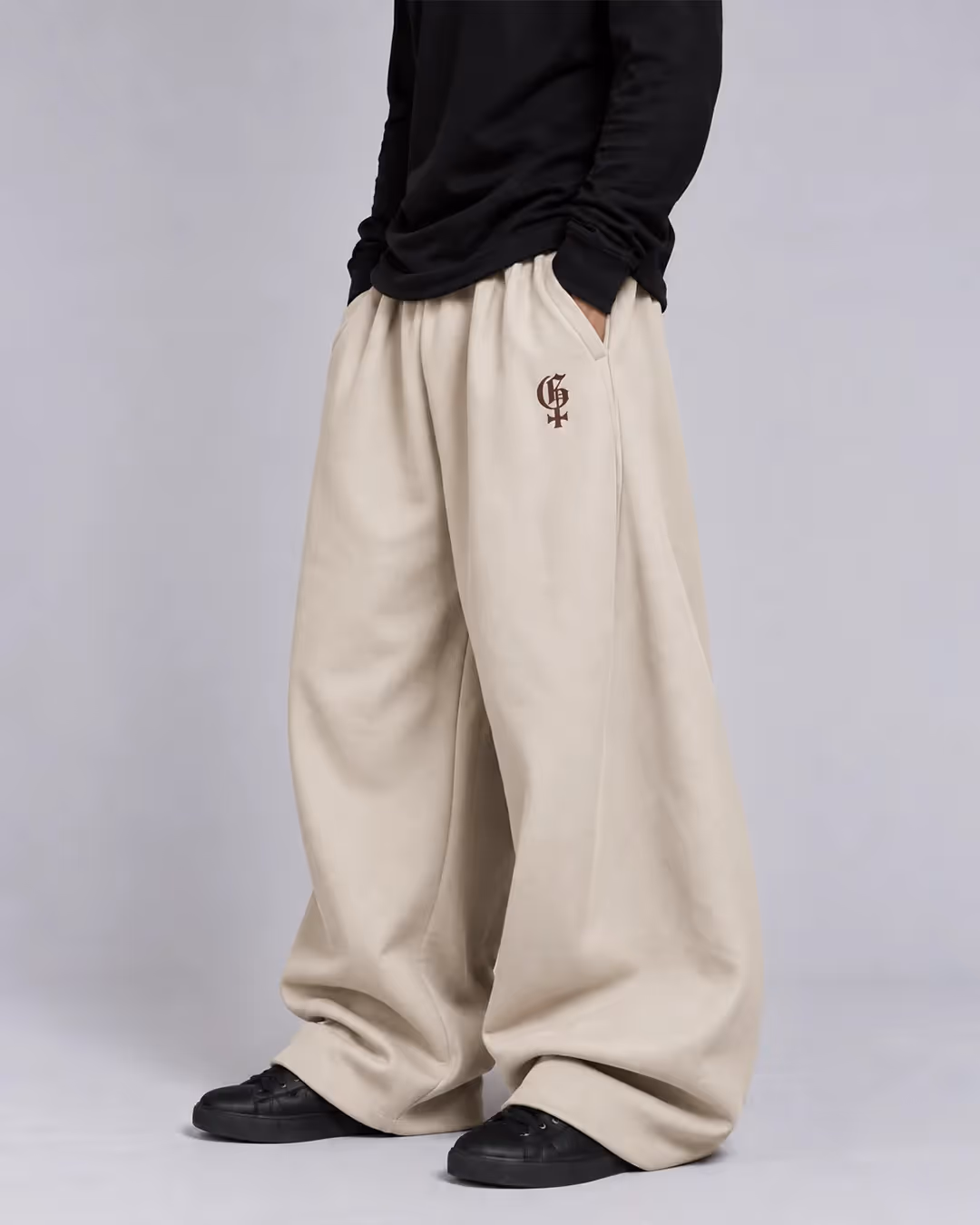 Beige Balloon Pants image 2