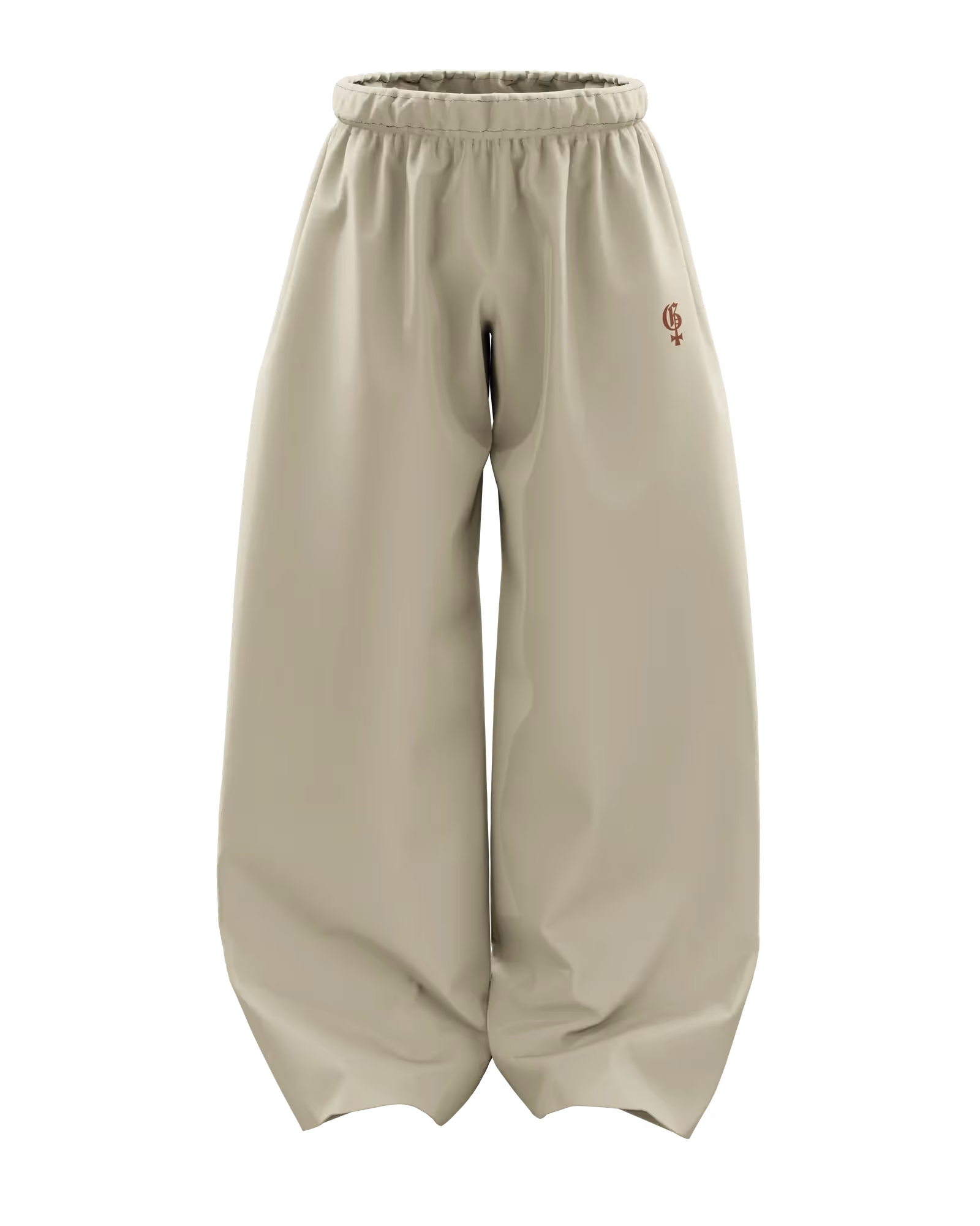 Beige Balloon Pants image 4