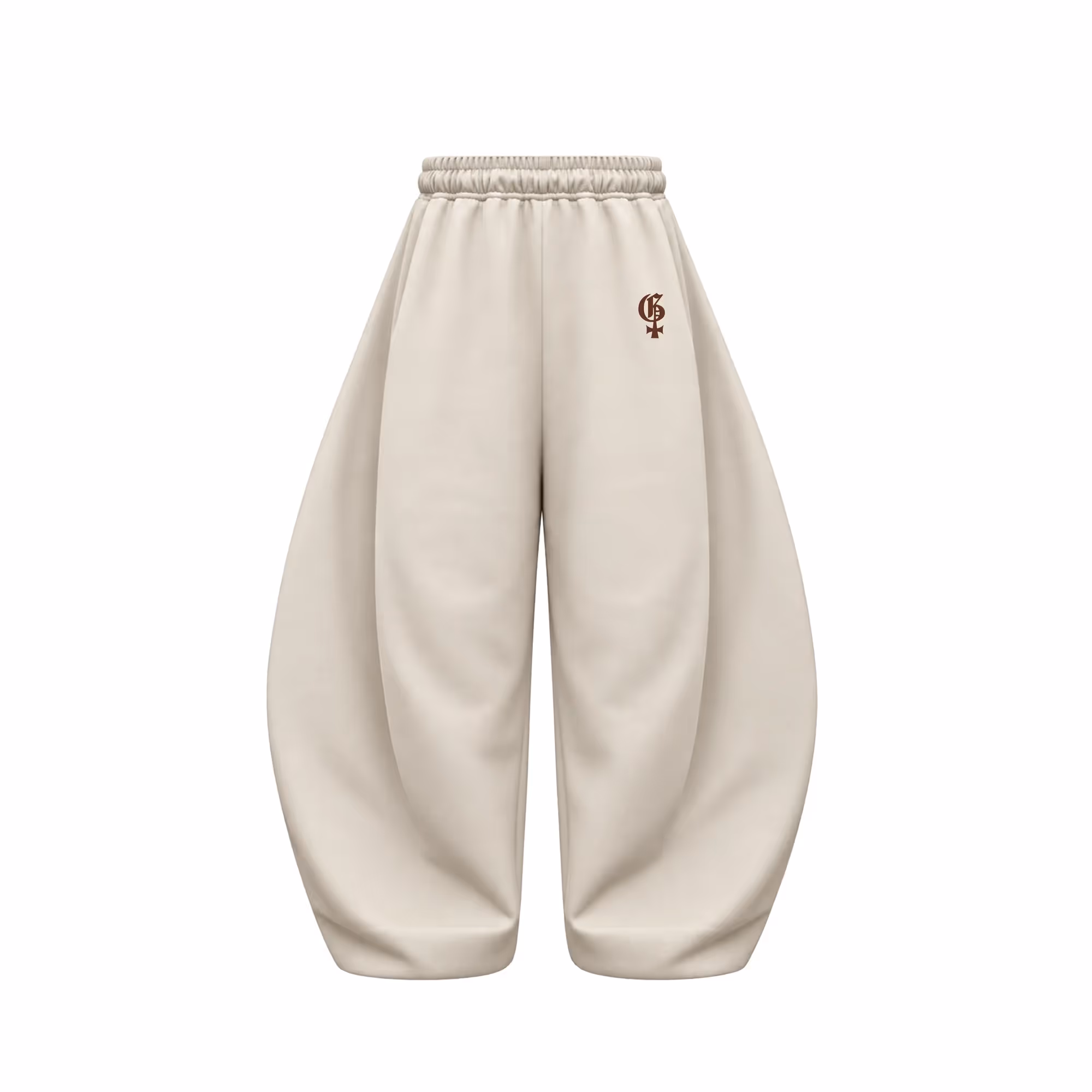 Beige Balloon Pants image 8